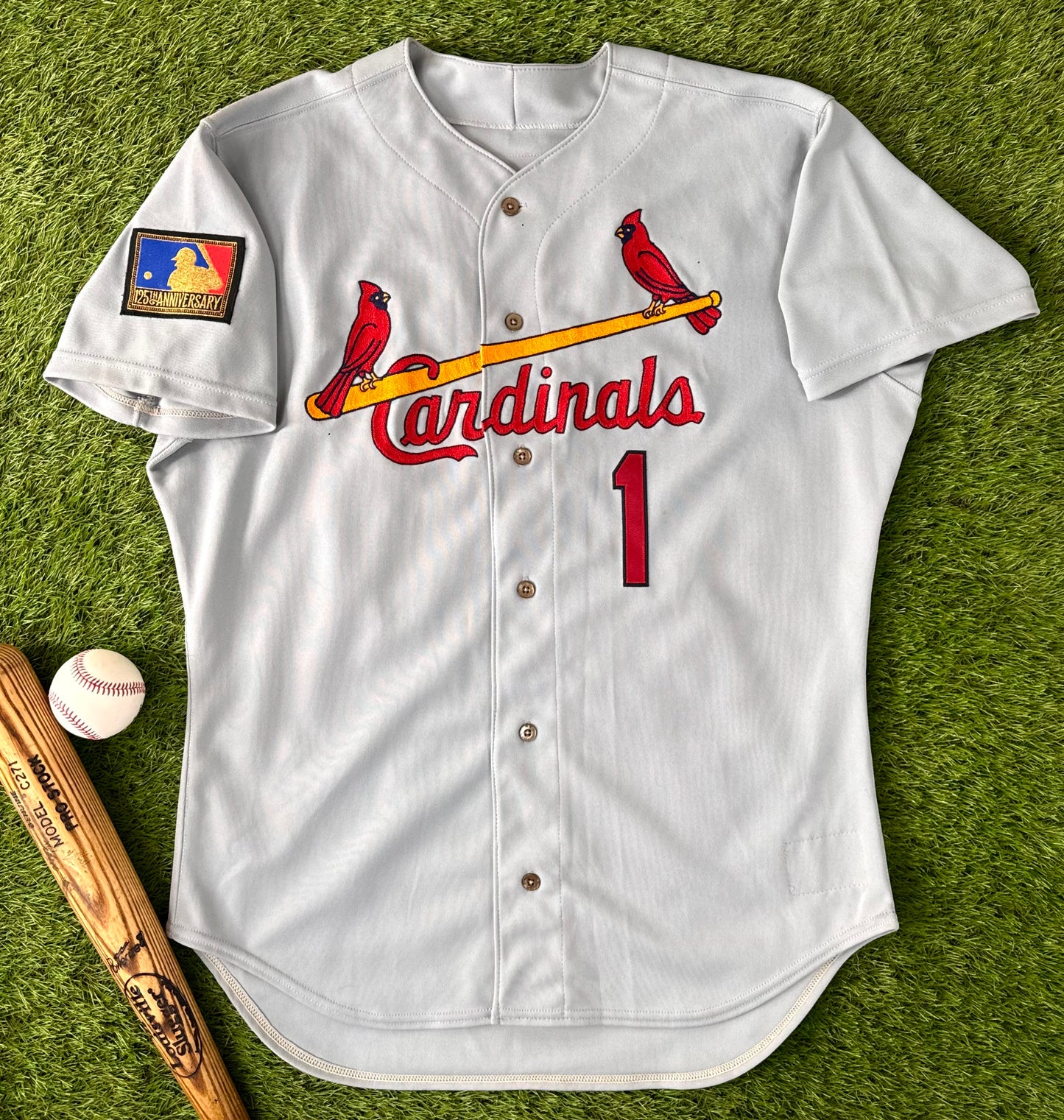 St. Louis Cardinals 1994 Ozzie Smith MLB Baseball Jersey (50/XL)