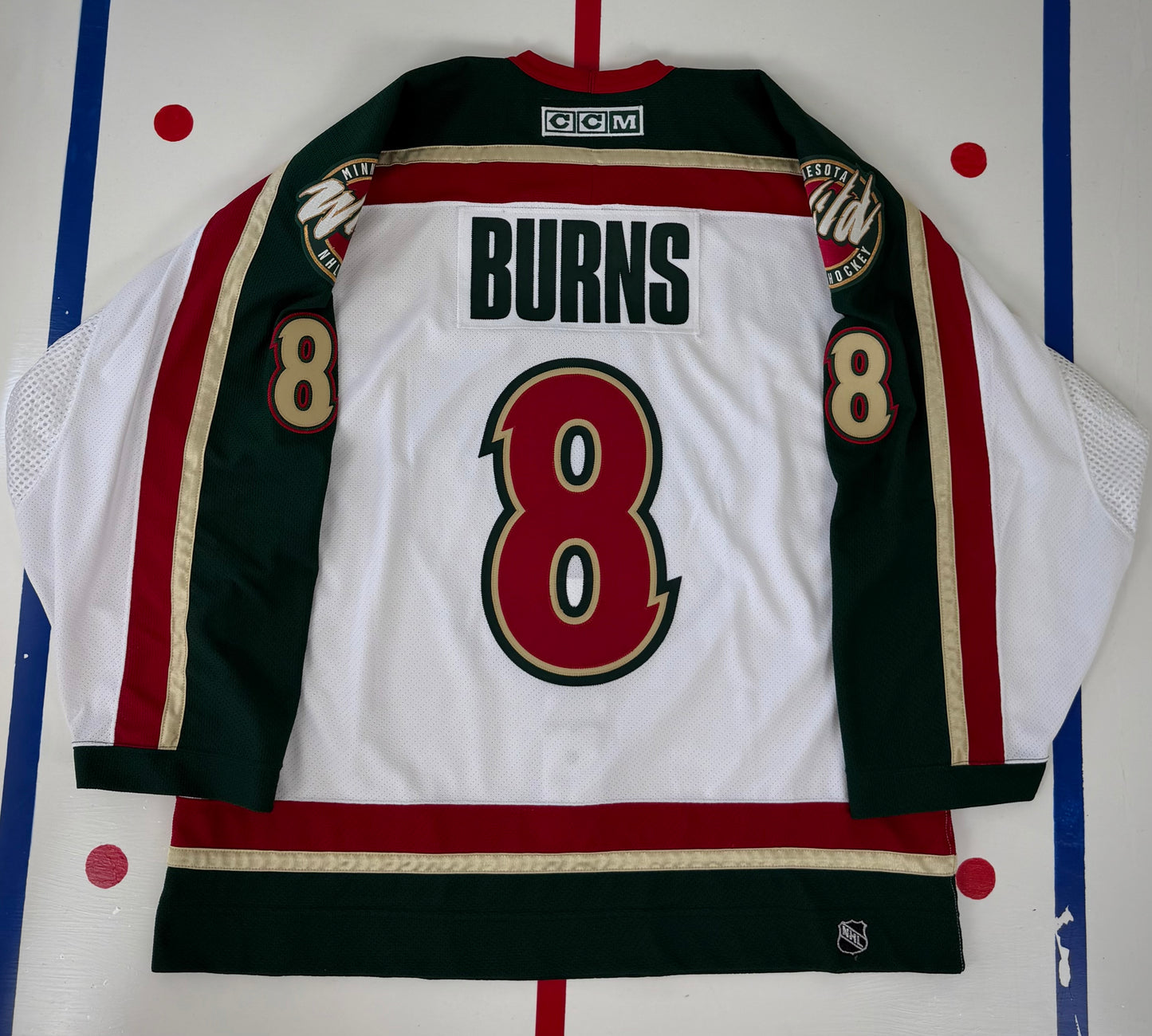 Minnesota Wild Brent Burns 2003-2004 NHL Hockey Jersey (56/XXXL)