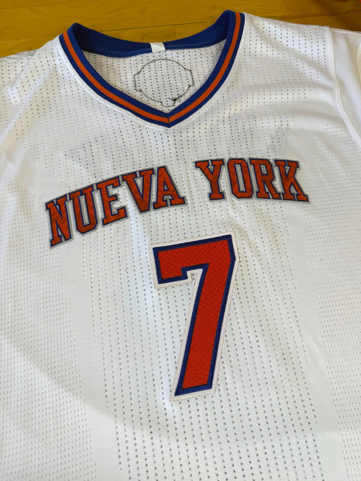 New York Knicks Carmelo Anthony 2014 Noche Latina NBA Basketball Jersey (XXXXL)