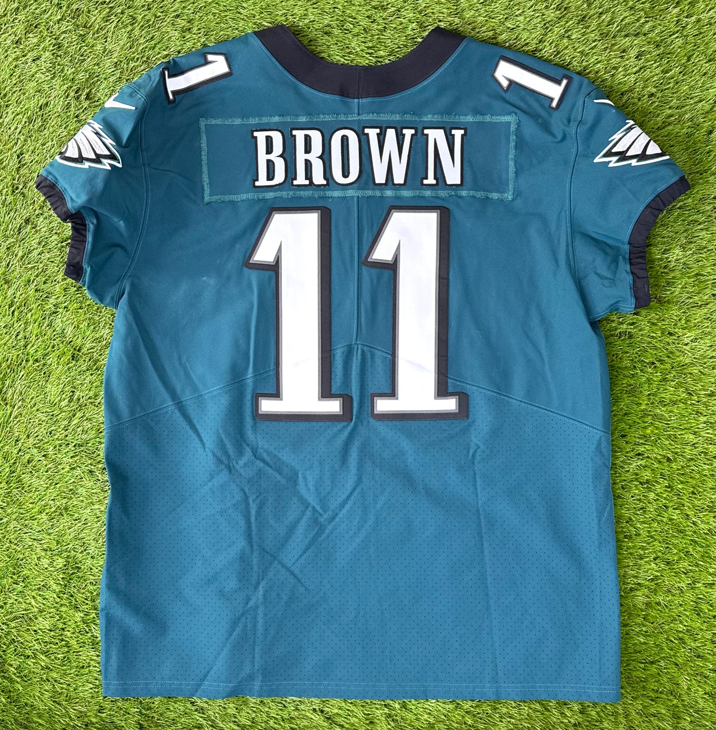 Philadelphia Eagles 2022 AJ Brown Super Bowl LVII NFL Football Jersey (52/XXL)