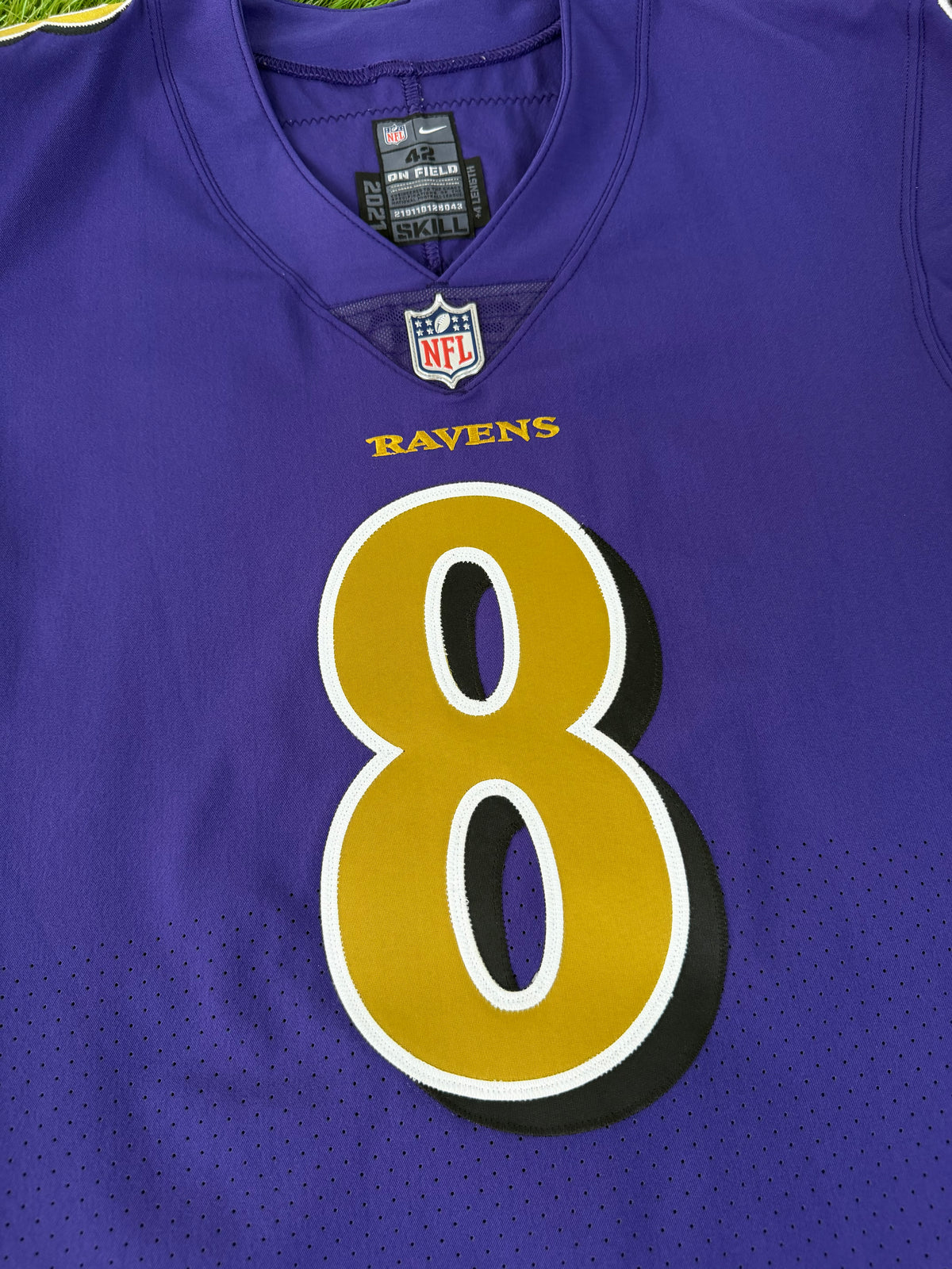 Baltimore Ravens Lamar Jackson 2021 Alternate NFL Football Jersey (42/Medium)