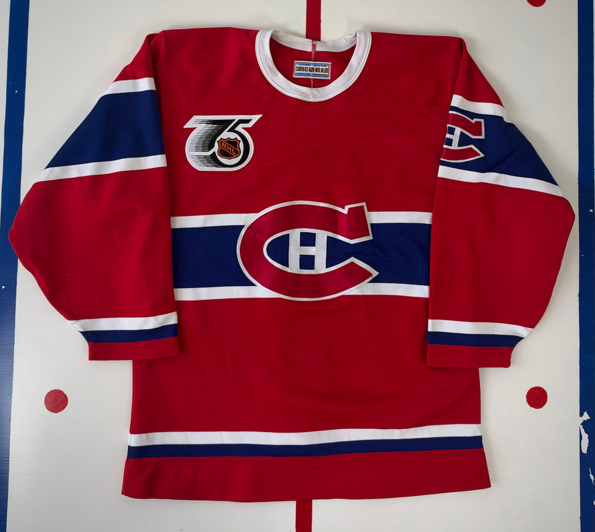 Montreal Canadiens Patrick Roy 1991-1992 TBTC NHL Hockey Jersey (44/Medium)