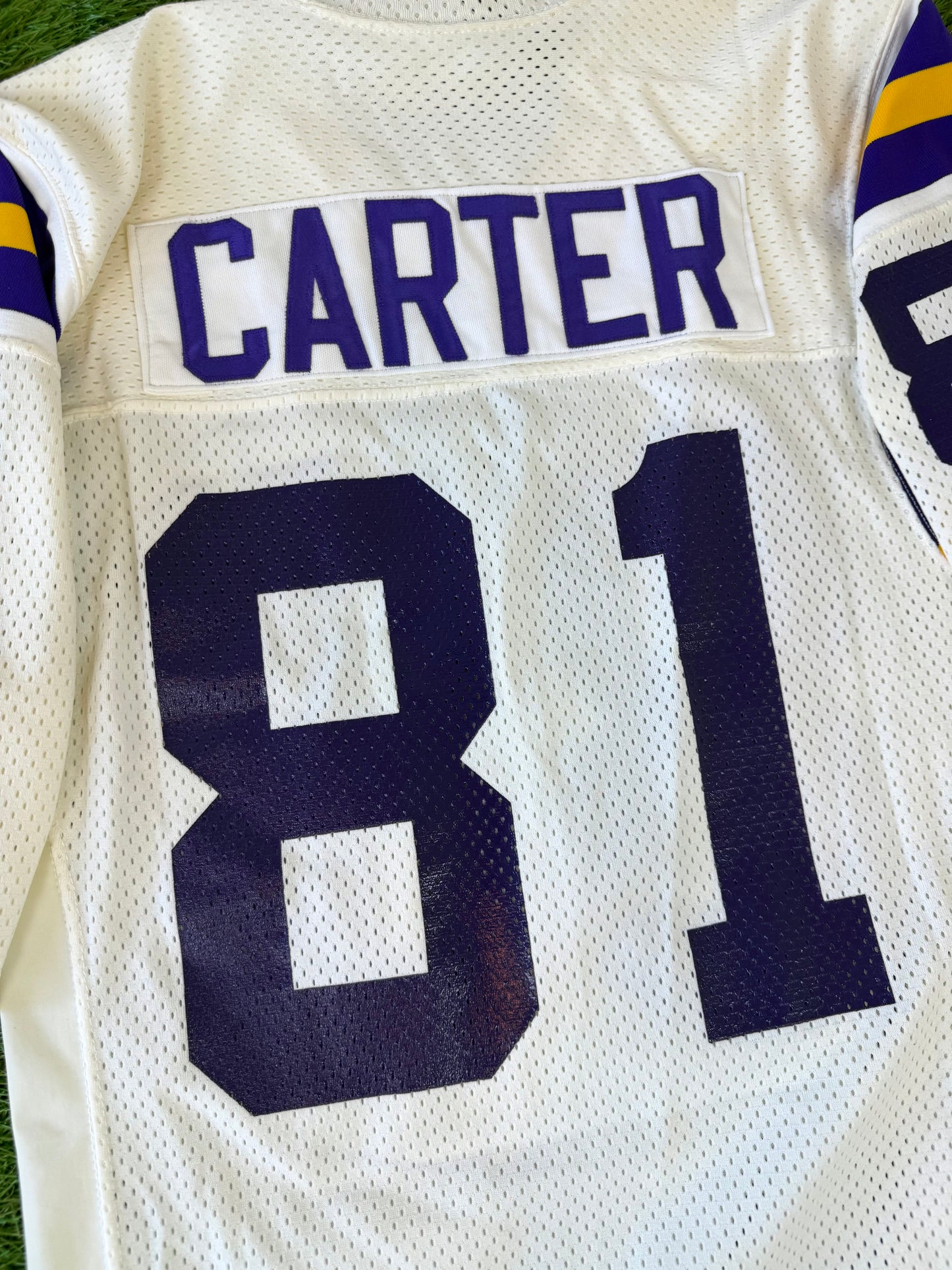 Minnesota Vikings Anthony Carter 1985 Game Issued NFL Football Jersey (42/Medium)