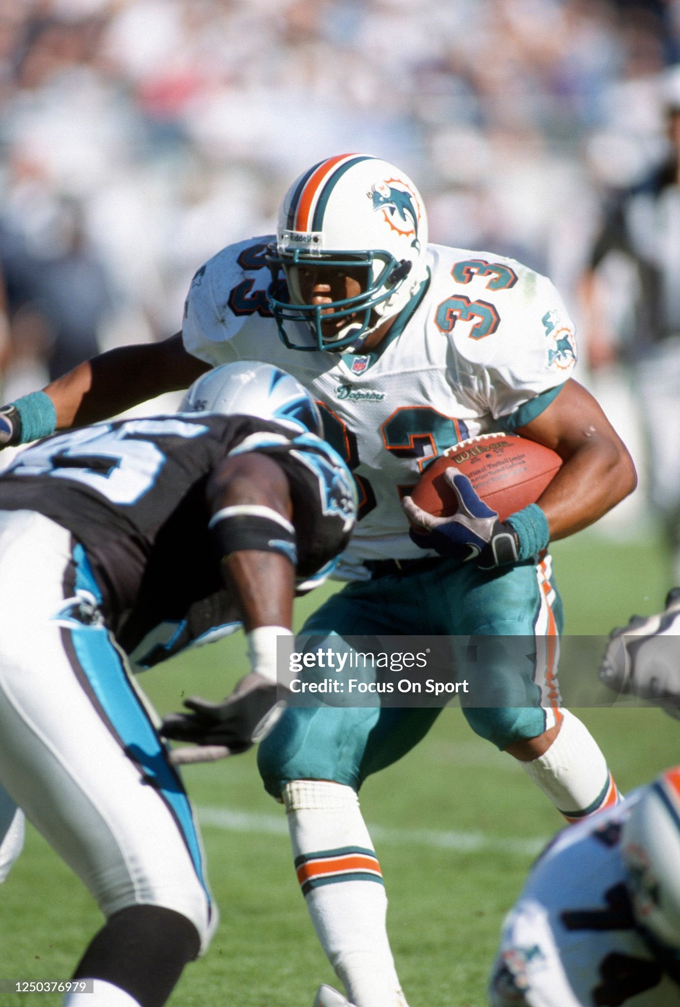 Miami Dolphins Karim Abdul-Jabbar 1997-1998 NFL Football Jersey (52/XL)