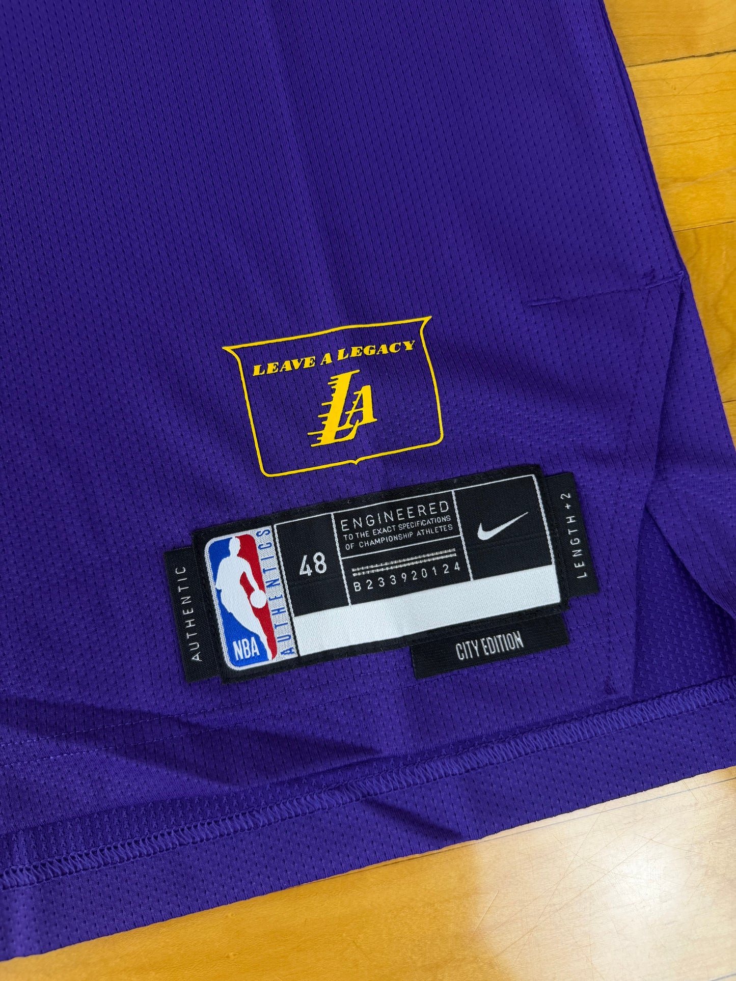 Los Angeles Lakers LeBron James 2024-2025 City Edition NBA Basketball Jersey (48/Large)