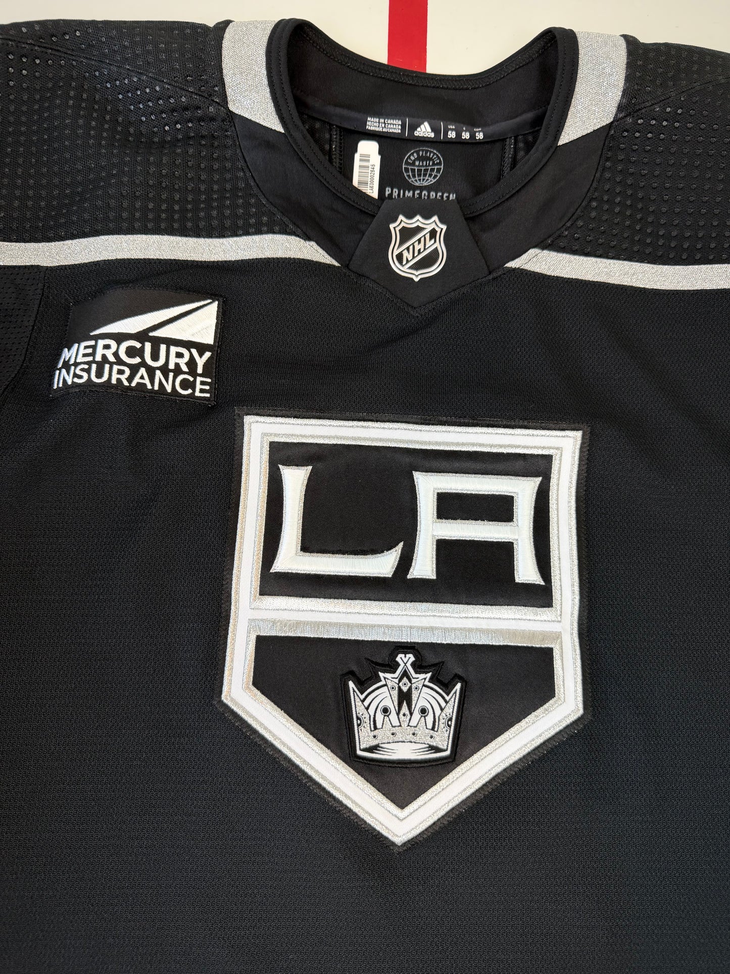Los Angeles Kings Andreas Englund 2024 Playoffs Game Worn NHL Hockey Jersey (58/XXL)