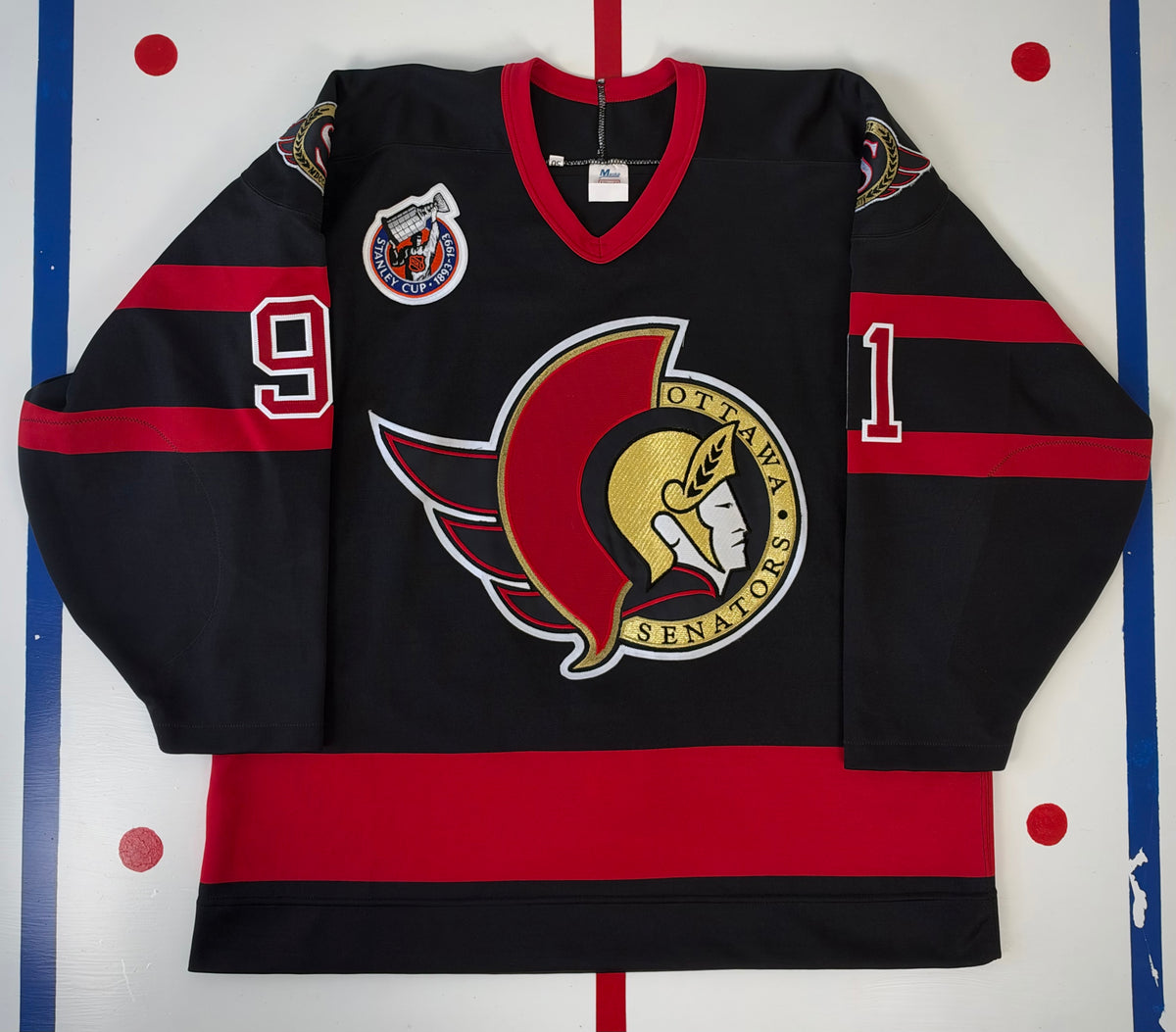 Ottawa Senators Alexandre Daigle 1993 Preseason NHL Hockey Jersey (50/XL)
