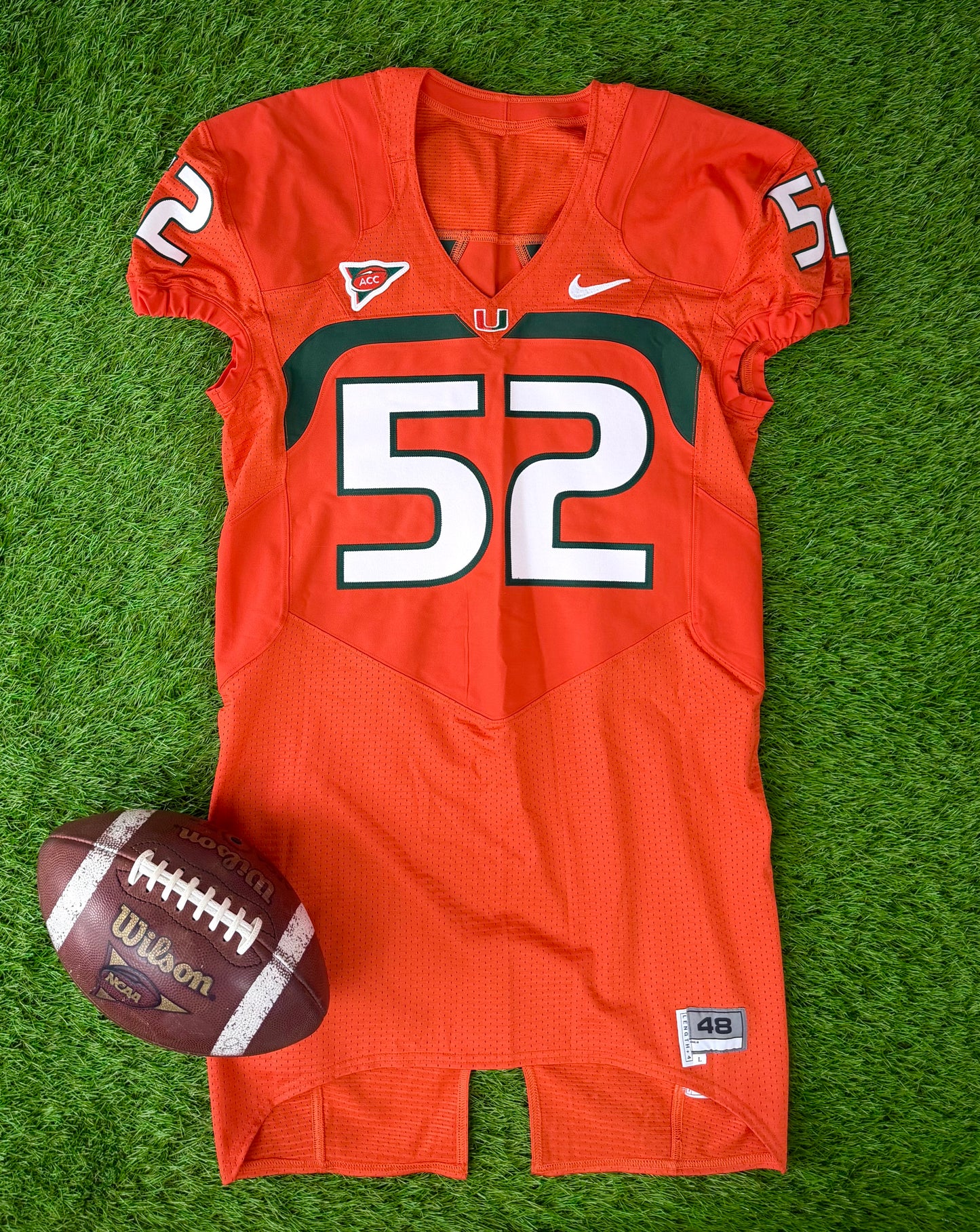 University of Miami Hurricanes Denzel Perryman 2014 College Football Jersey (48/XL)