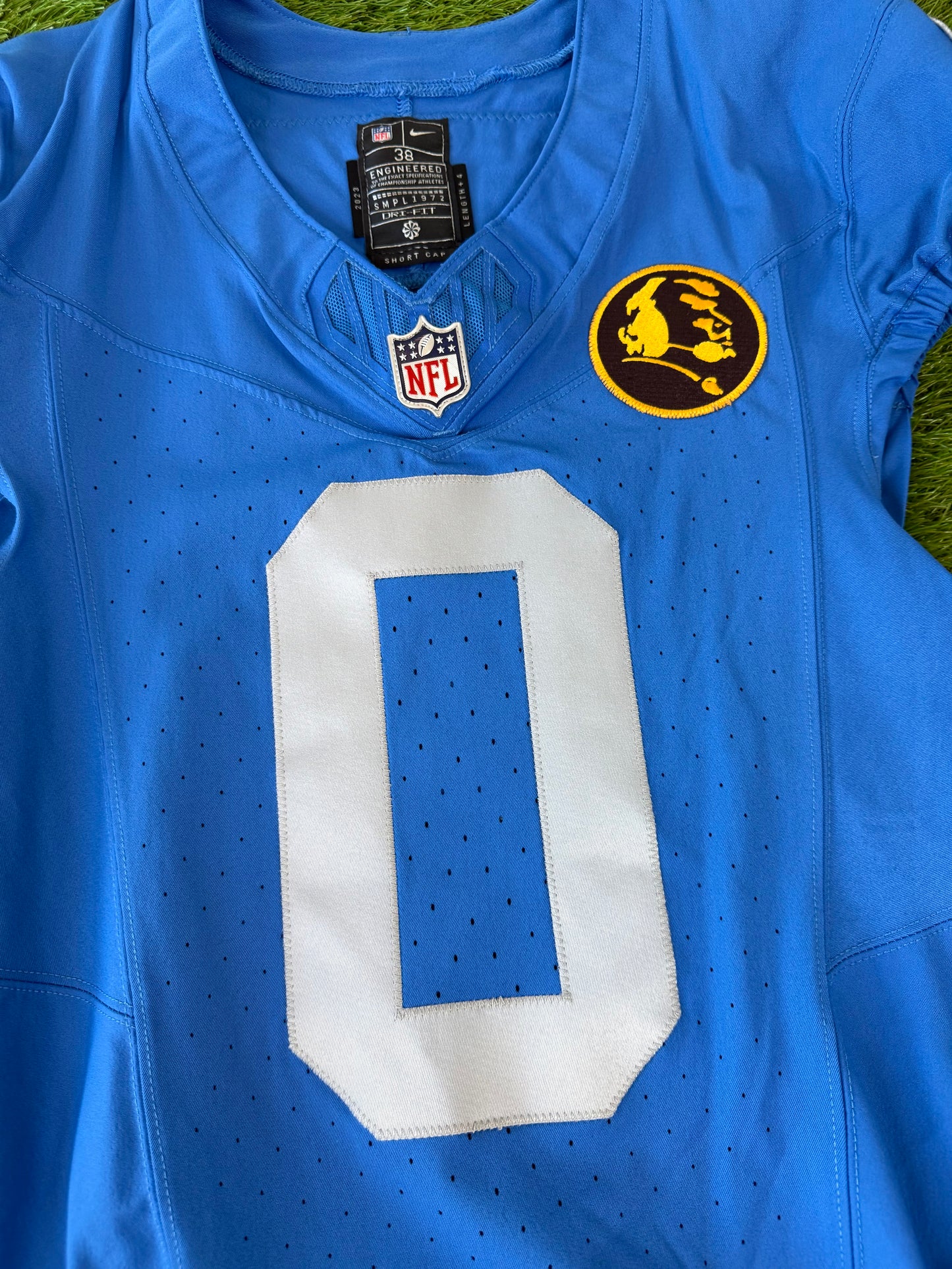 Detroit Lions Marvin Jones Jr. Game Issued 2023 NFL Football Jersey (38/Small)