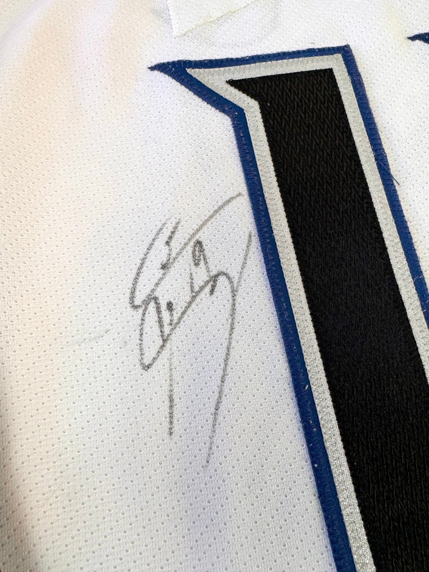 Colorado Avalanche Joe Sakic Signed 2001 Stanley Cup Finals NHL Hockey Jersey (48/Large)
