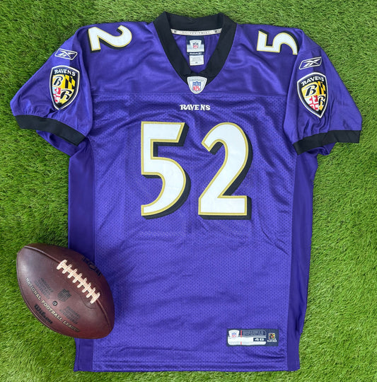 Baltimore Ravens 2007 Ray Lewis NFL Football Jersey (48/Large)