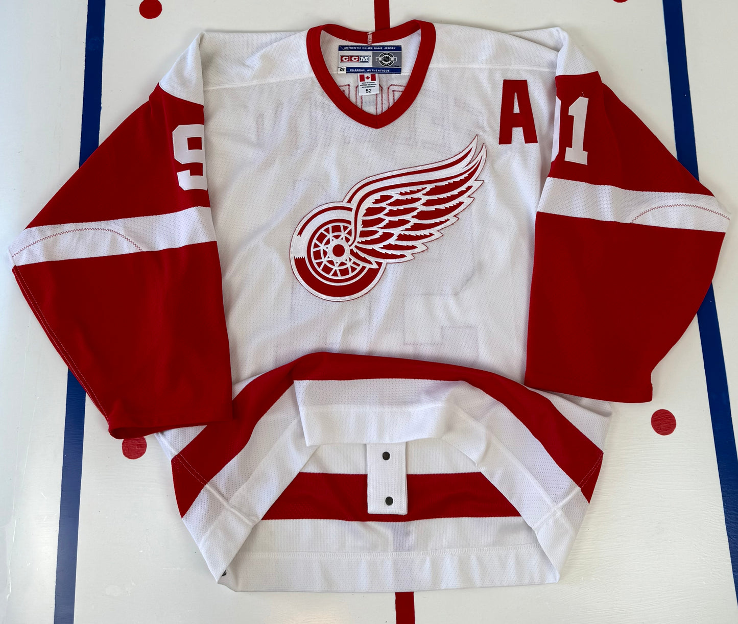 Detroit Red Wings 2002-2003 Sergei Fedorov NHL Hockey Jersey (52/XL)