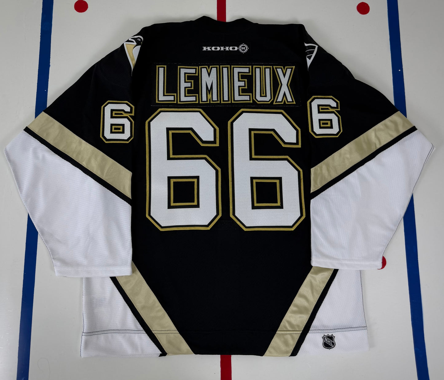 Mario Lemieux Pittsburgh Penguins 2001-2004 NHL Hockey Jersey (52/XL)