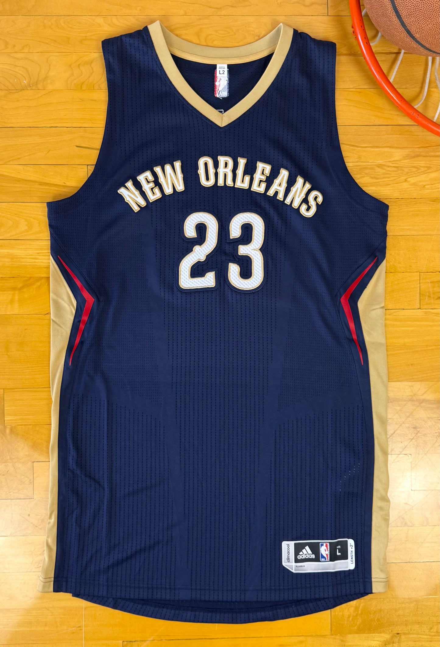 New Orleans Hornets Anthony Davis 2015-2016 NBA Basketball Jersey (Large)
