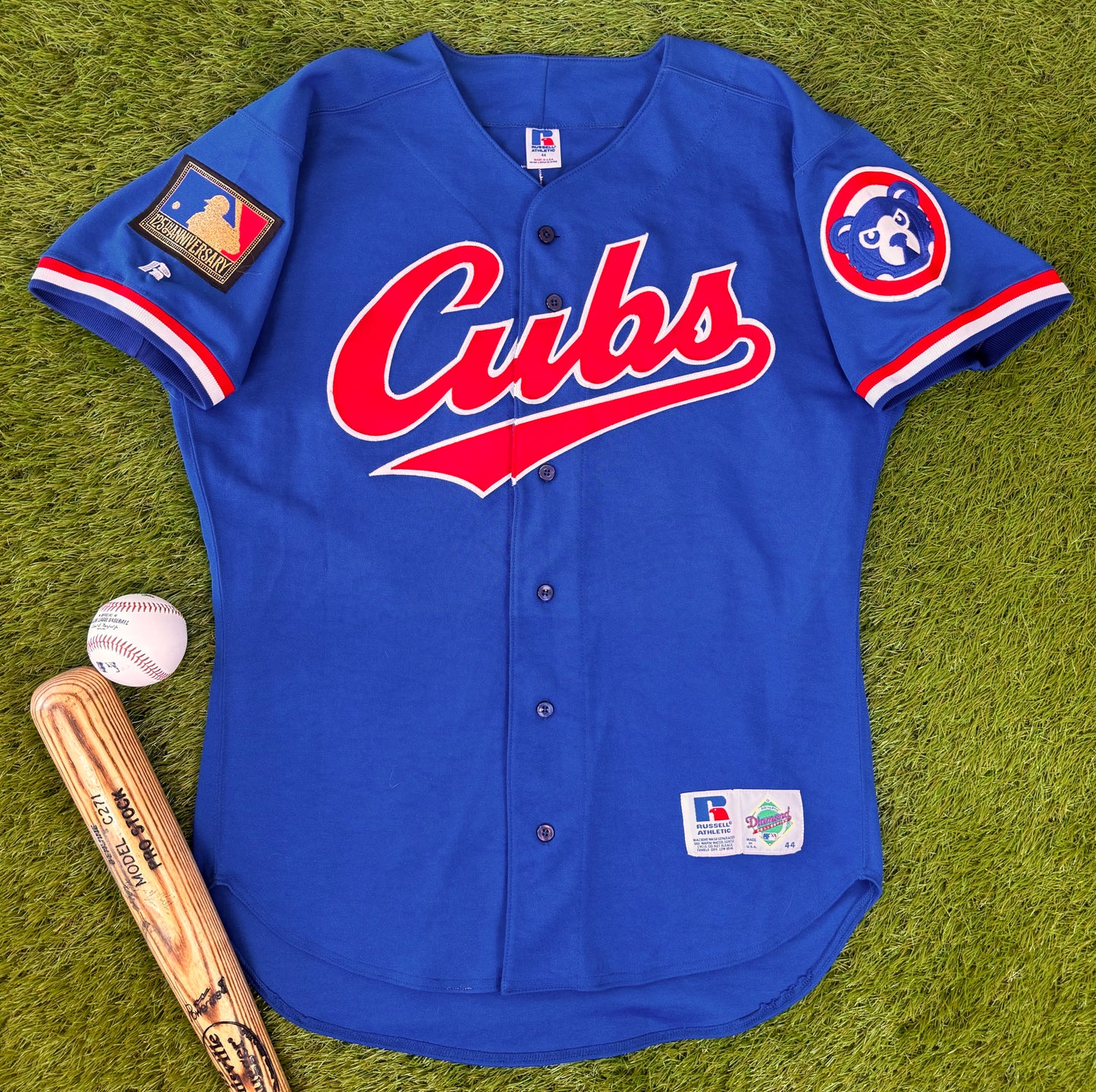 Chicago Cubs Ryne Sandberg 1994 Blue Alternate MLB Baseball Jersey (44/Large)