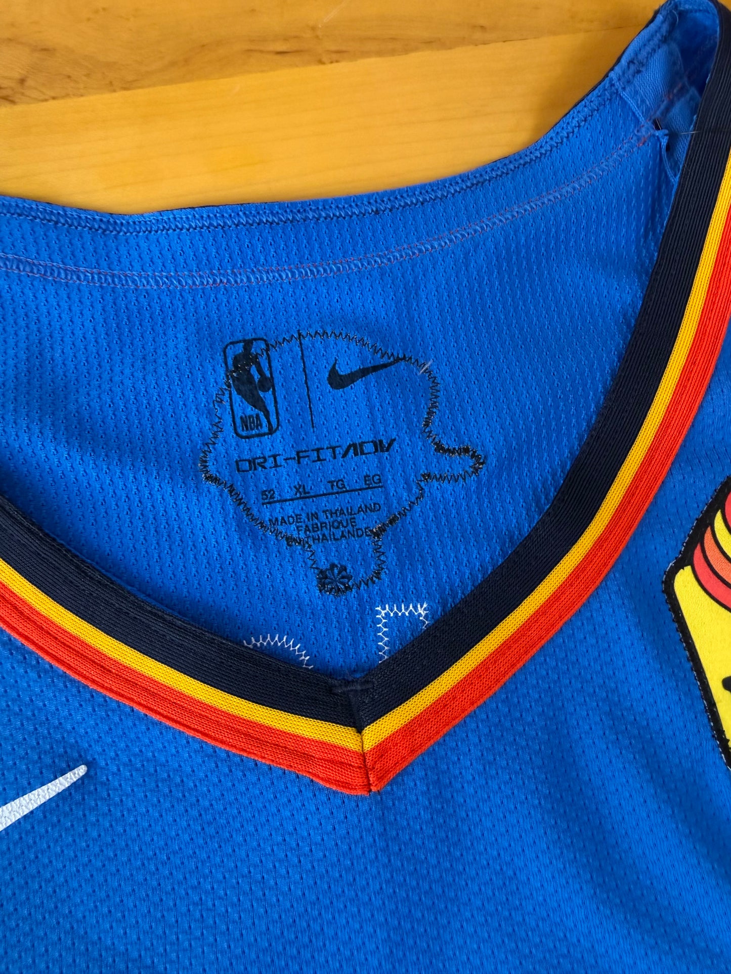 Oklahoma City Thunder Chet Holmgren 2025 NBA Finals Basketball Jersey (52/XL)