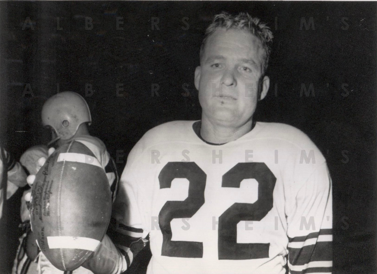 Detroit Lions Bobby Layne 1954 NFL Football Jersey (40/Medium)