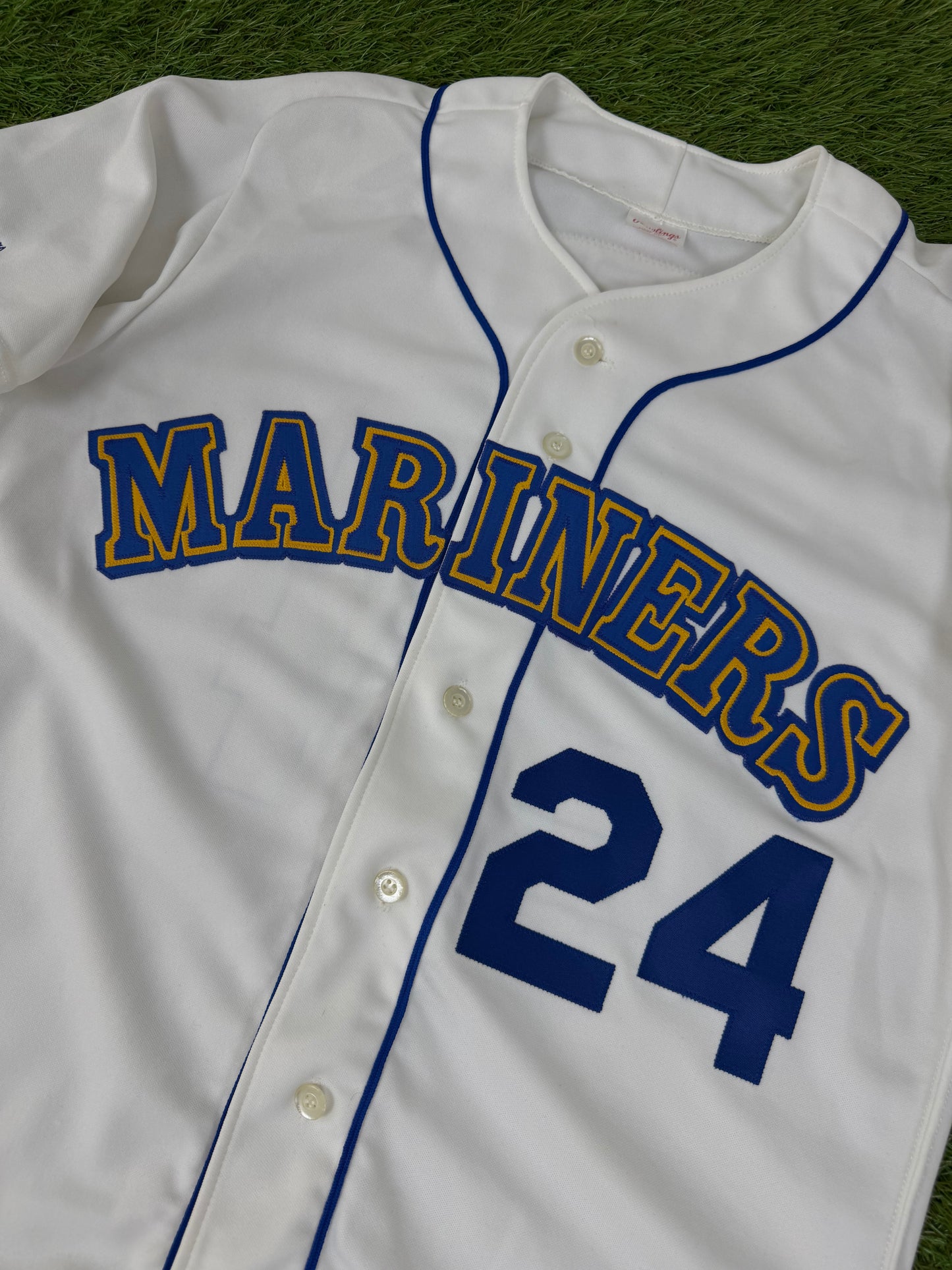 Seattle Mariners Ken Griffey Jr. 1989-1991 MLB Baseball Jersey (44/Large)