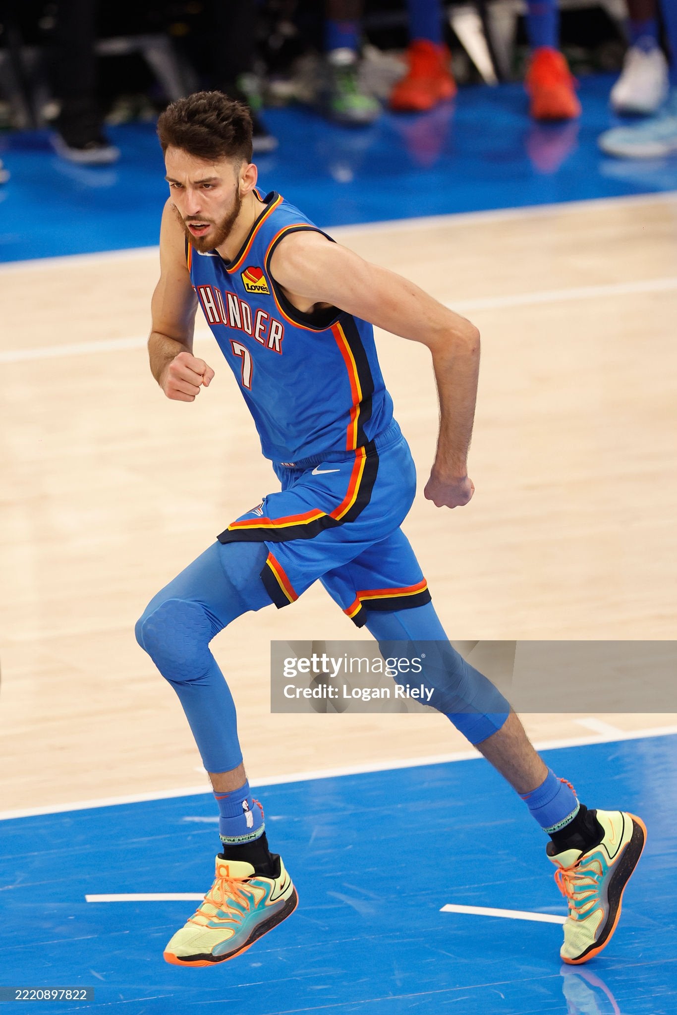 Oklahoma City Thunder Chet Holmgren 2025 NBA Finals Basketball Jersey (52/XL)