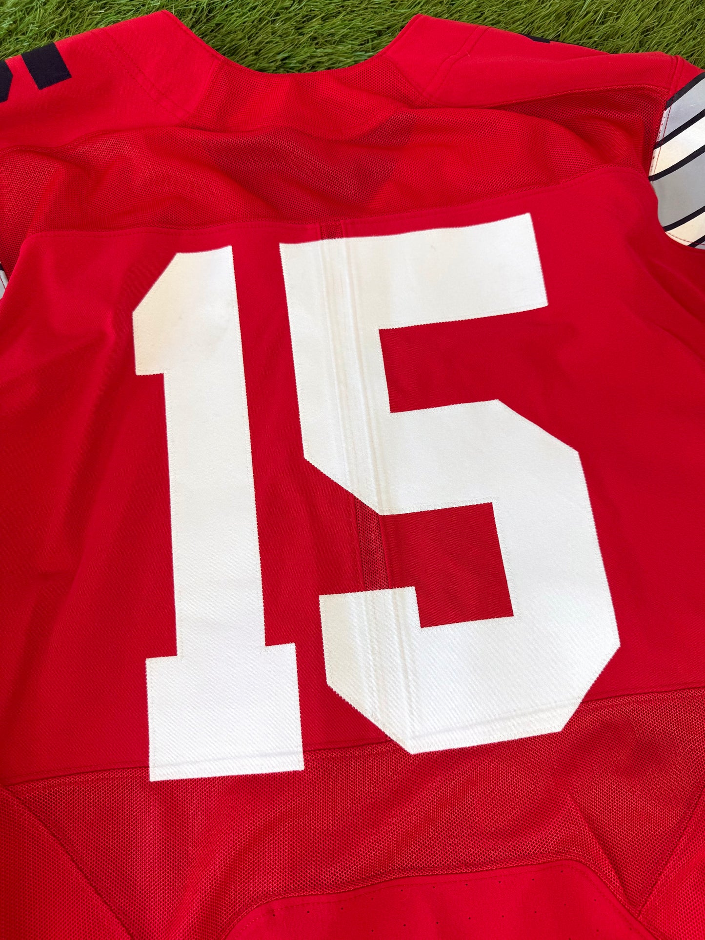 Ohio State University Buckeyes Ezekiel Elliot 2015 College Football Playoff National Championship Jersey (44/Large)