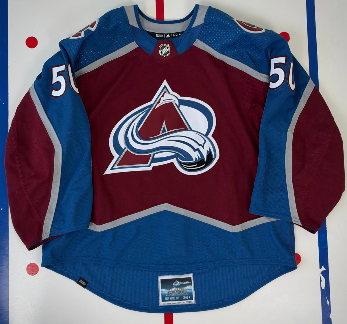 Colorado Avalanche Trent Miner 2023-2024 NHL Hockey Jersey (58G/XXXL)