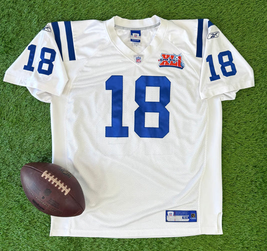 Indianapolis Colts Peyton Manning Super Bowl XLI NFL Football Jersey (54/XXL)