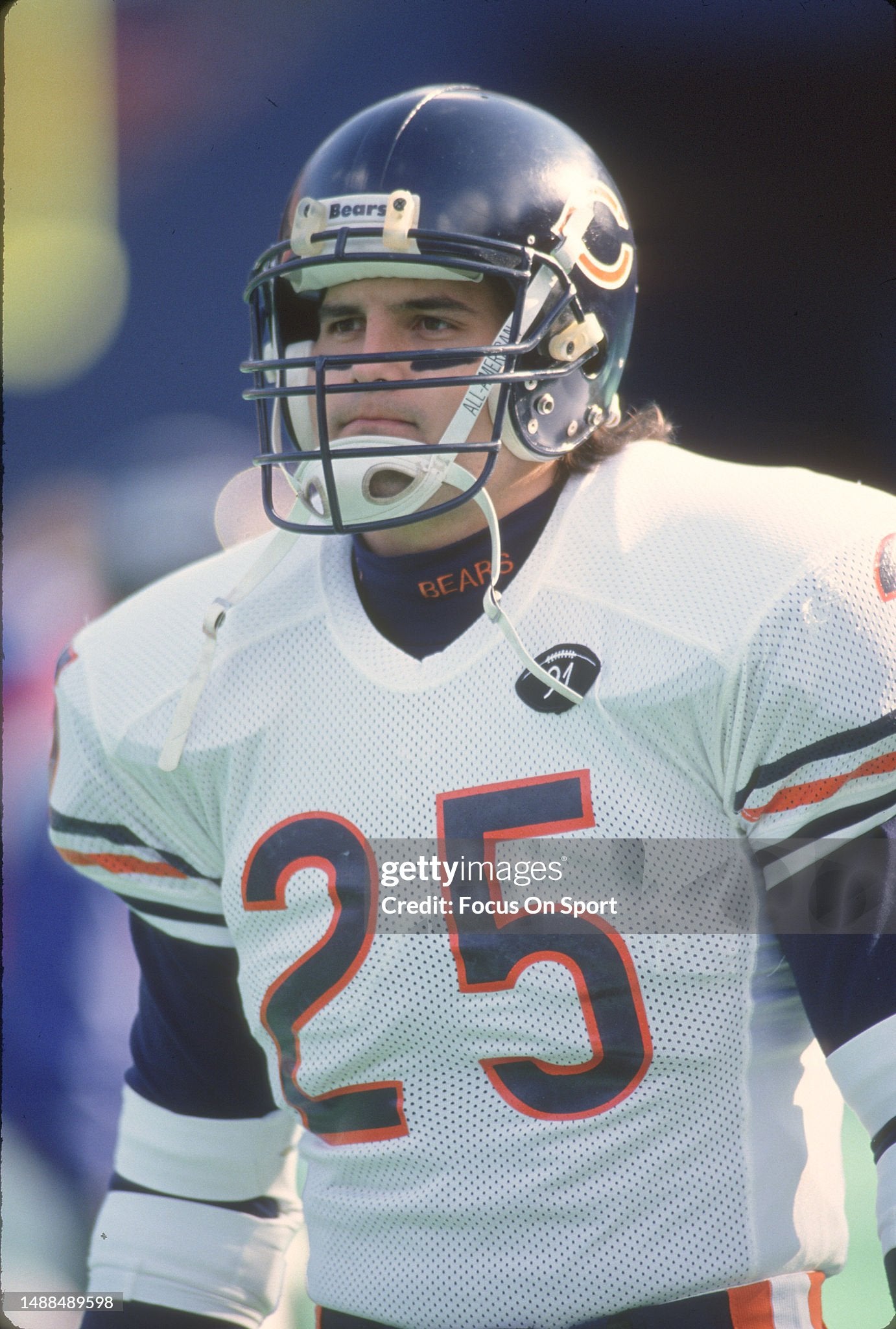 Chicago Bears Mark Carrier 1990 Game Issued NFL Football Jersey (44/Large)