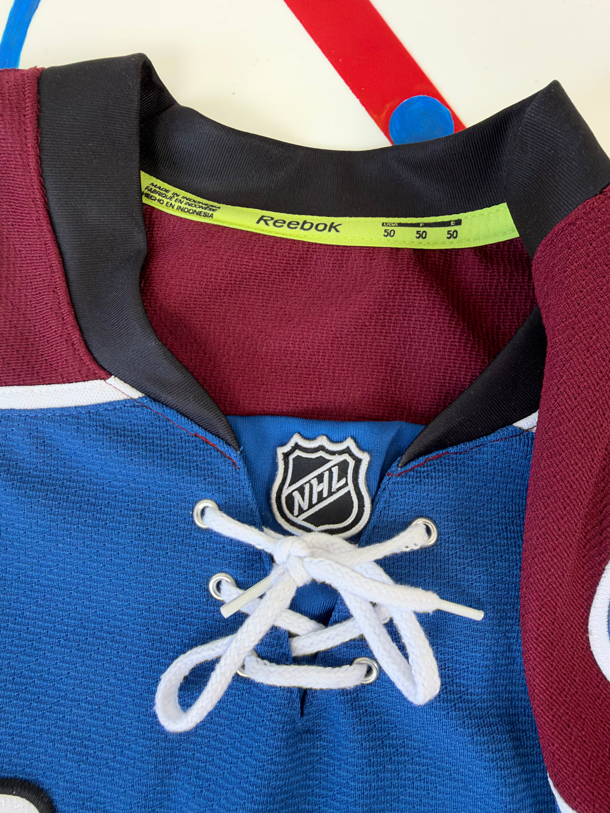 Colorado Avalanche Nathan MacKinnon 2013-2015 Alternate NHL Hockey Jersey (50/Medium)