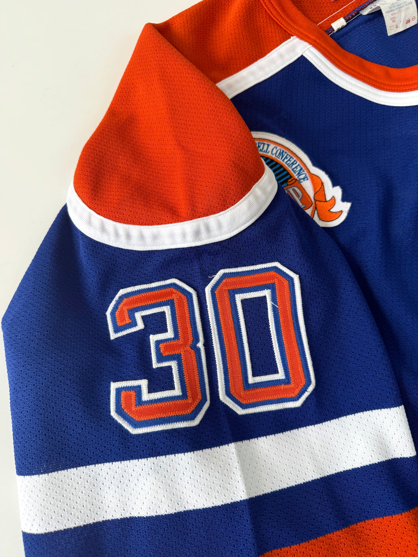 Edmonton Oilers Bill Ranford 1990 Stanley Cup Finals NHL Hockey Jersey (52/XL)