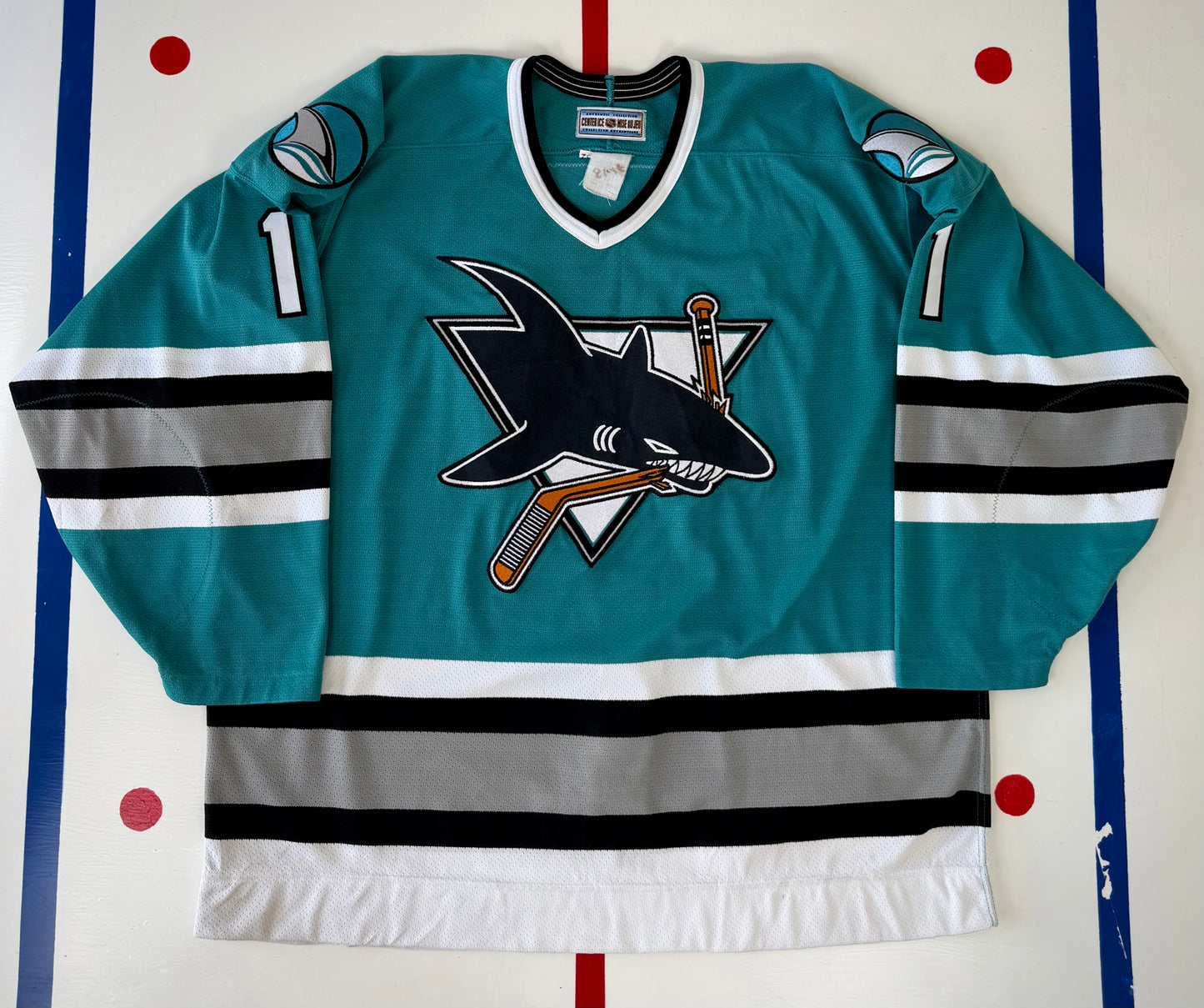 San Jose Sharks Owen Nolan 1995-1996 NHL Hockey Jersey (52/XL)