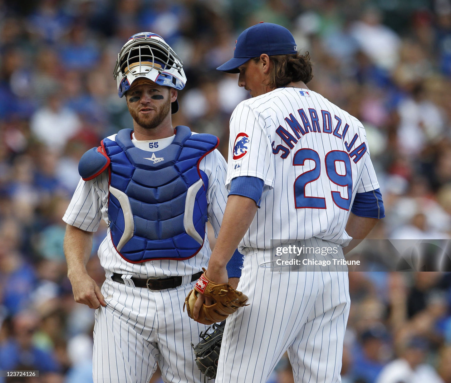Chicago Cubs Jeff Samardzija 2008-2014 MLB Baseball Jersey (52/XXL)