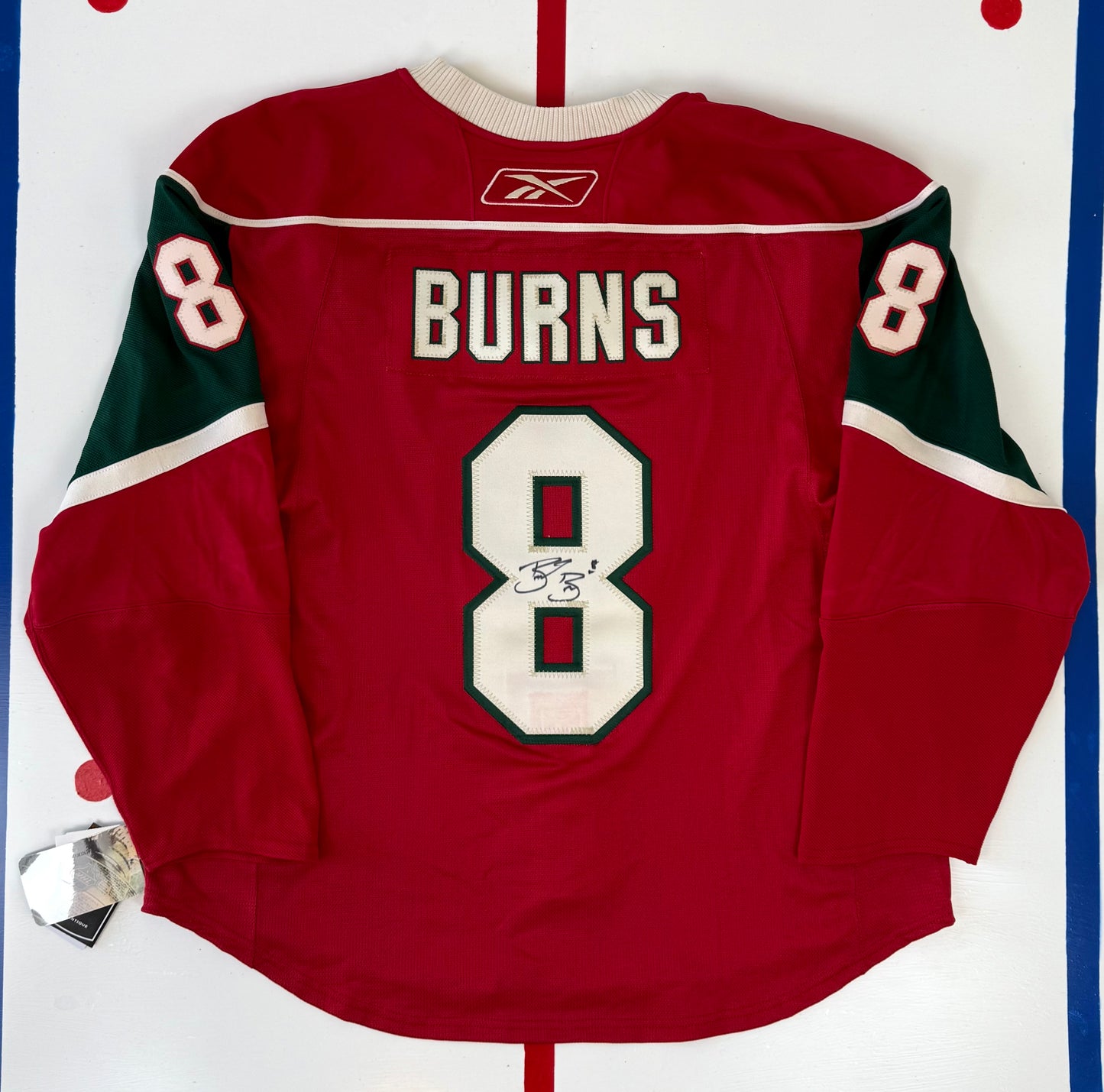 Minnesota Wild Brent Burns 2007-2011 Signed NHL Hockey Jersey (54/XL)