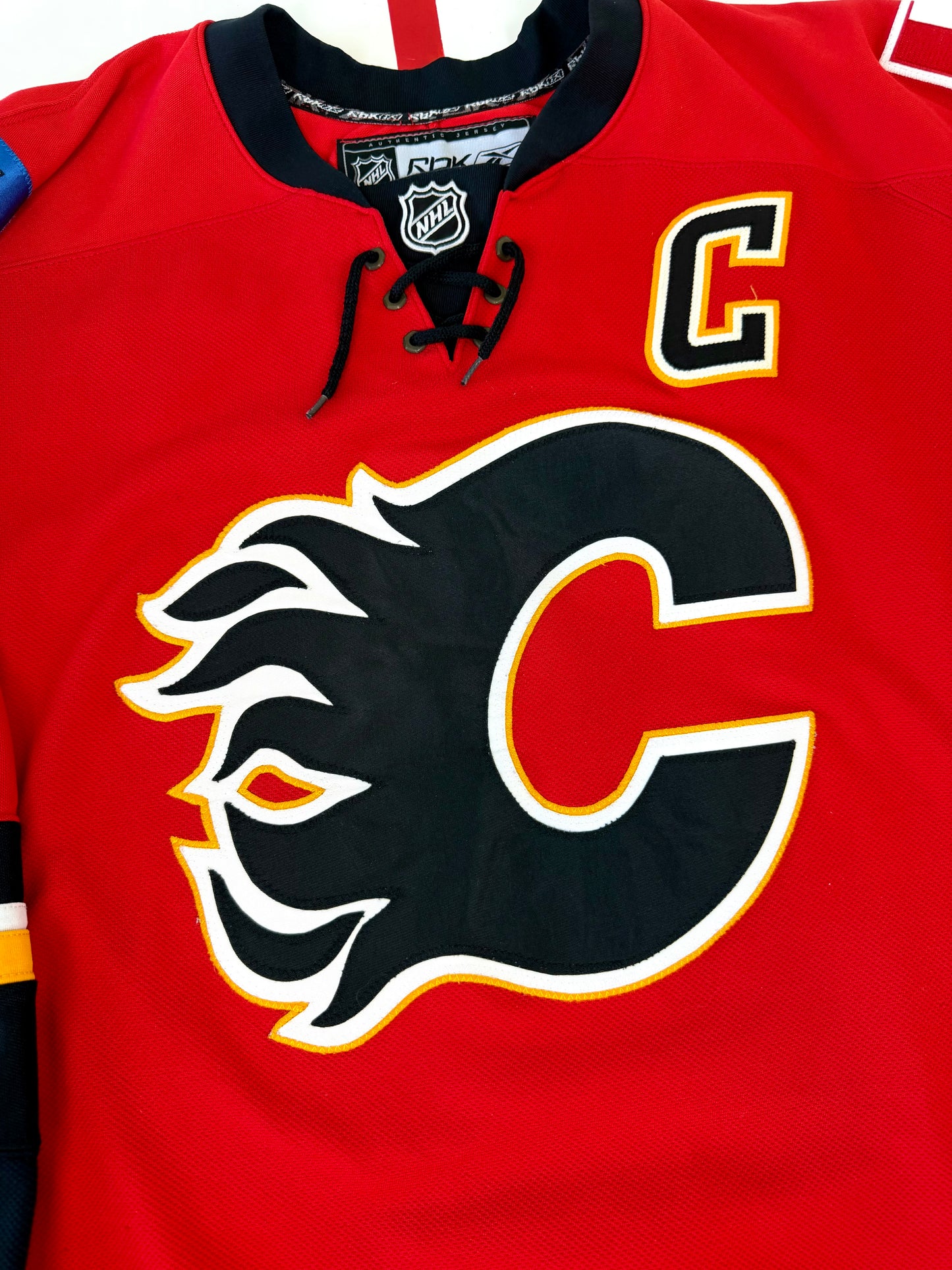 Calgary Flames Jarome Iginla 2007-2008 NHL Hockey Jersey (60/XXXL)