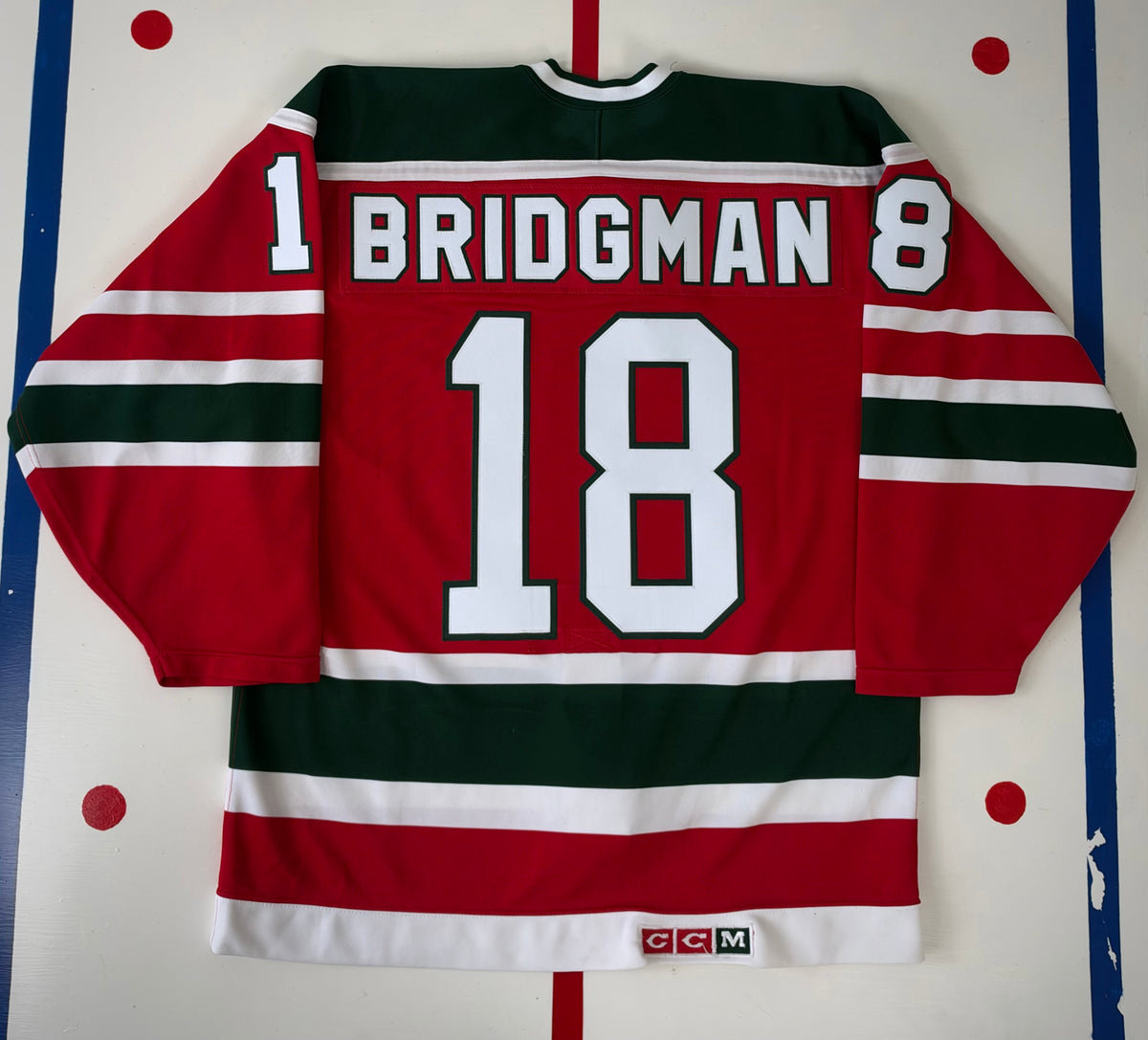 New Jersey Devils Mel Bridgman 1986-1987 NHL Hockey Jersey (46/Large)