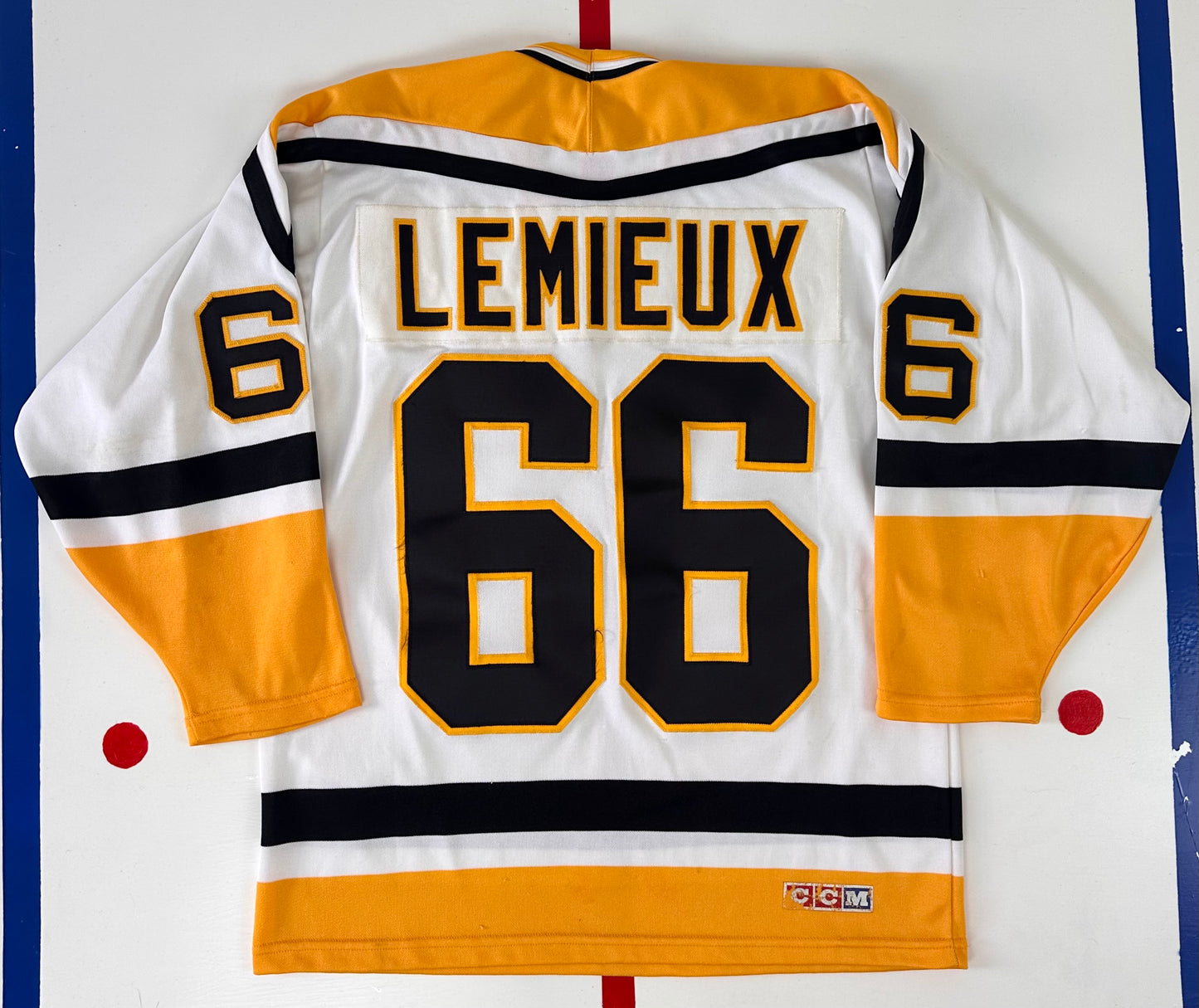Pittsburgh Penguins 1992-1996 Mario Lemieux NHL Hockey Jersey (Medium) –  Grail Snipes