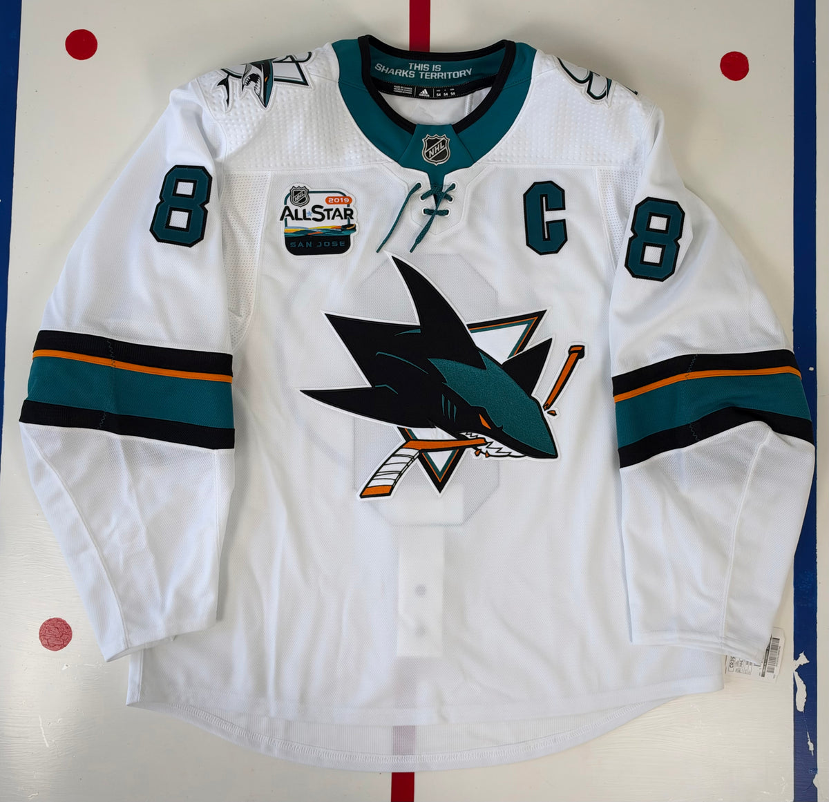 San Jose Sharks Joe Pavelski 2018-2019 NHL Hockey Jersey (54/XL)