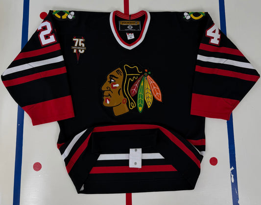 Chicago Blackhawks Bob Probert 2000-2001 Alternate NHL Hockey Jersey (52/XL)