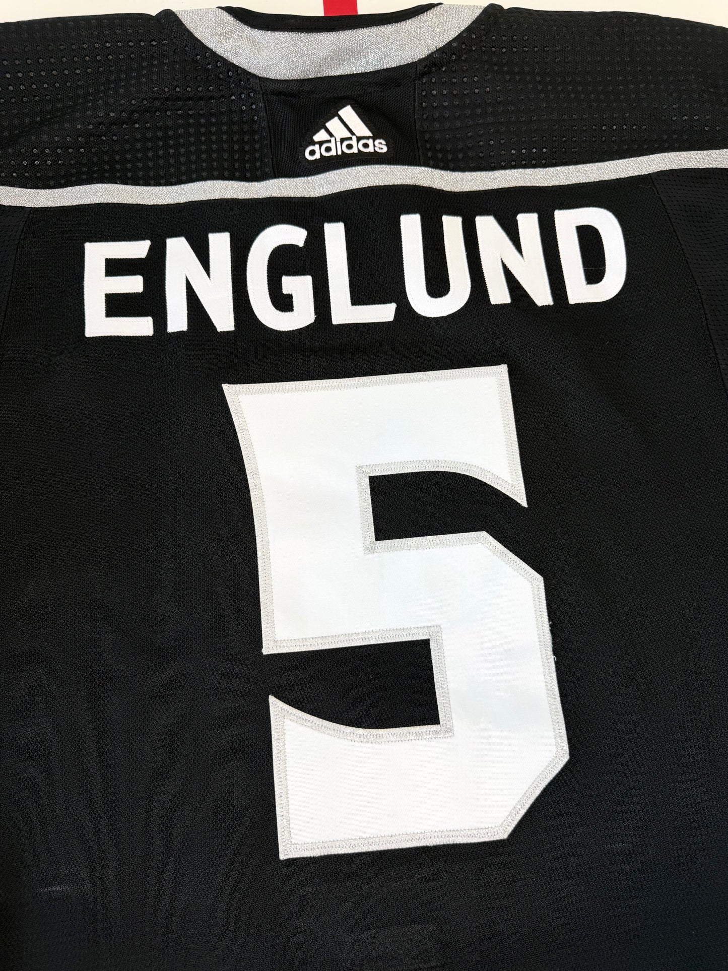 Los Angeles Kings Andreas Englund 2024 Playoffs Game Worn NHL Hockey Jersey (58/XXL)