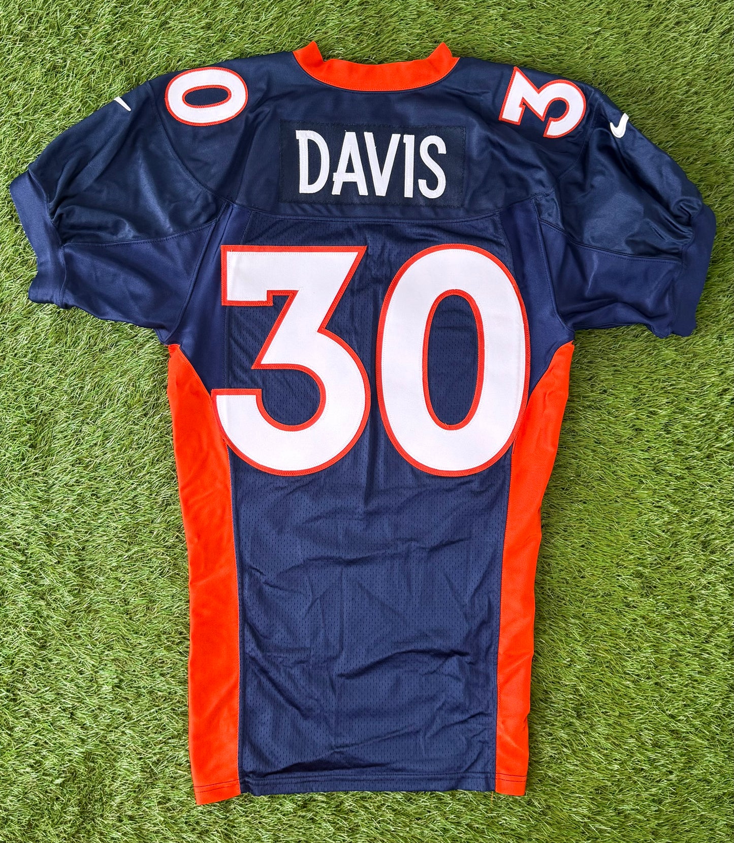 Denver Broncos Terrell Davis 1997-98 Super Bowl XXXII NFL Football Jersey (42/Medium)