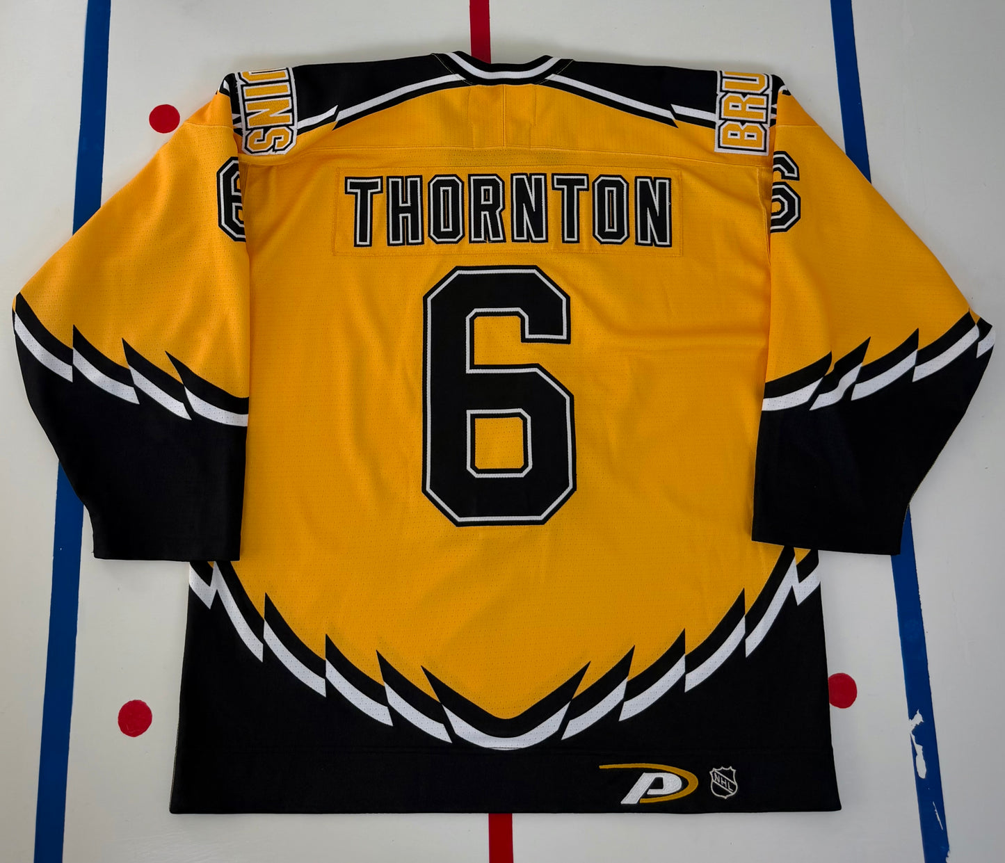 Boston Bruins Joe Thornton 1999-2000 Alternate NHL Hockey Jersey (54/XXL)