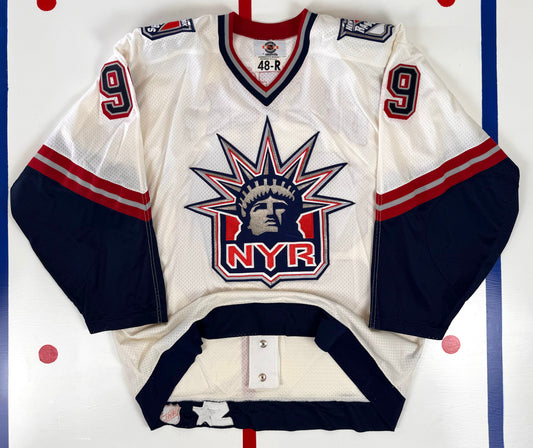 New York Rangers 1998-99 Wayne Gretzky White Lady Liberty NHL Hockey Jersey (48/Large)