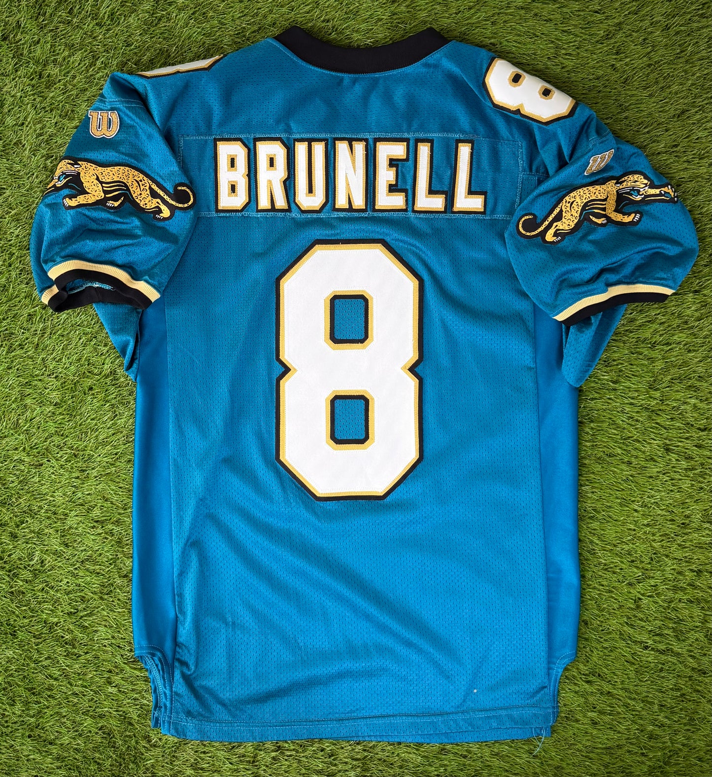 Jacksonville Jaguars Mark Brunell 1995-1996 NFL Football Jersey (48/XL)
