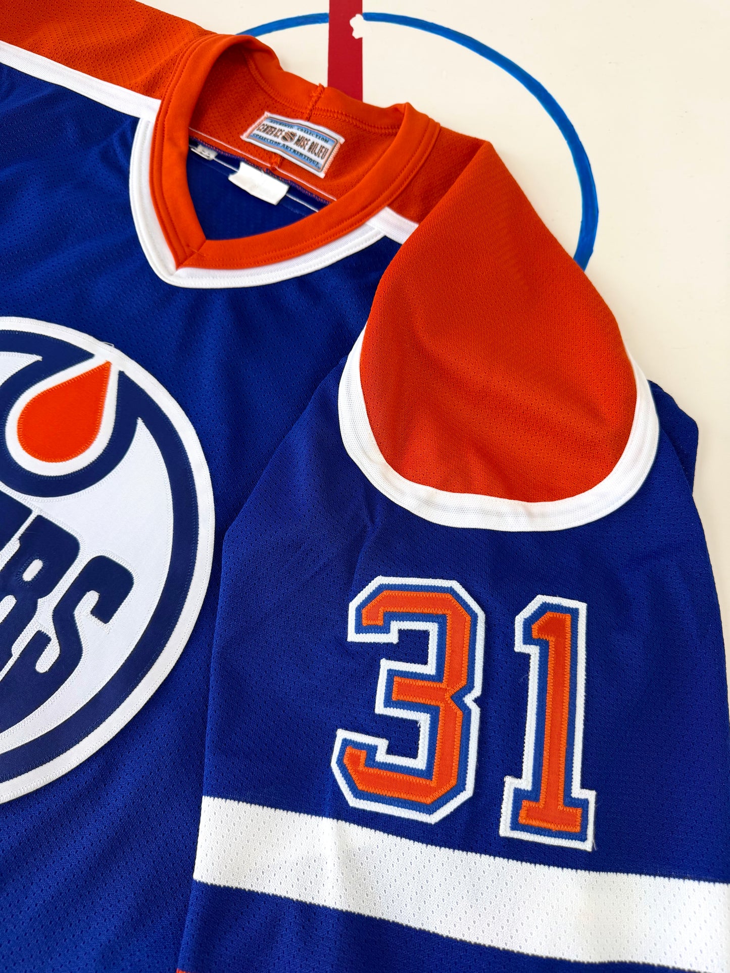 Edmonton Oilers Grant Fuhr 1990-1991 NHL Hockey Jersey (52/XL)