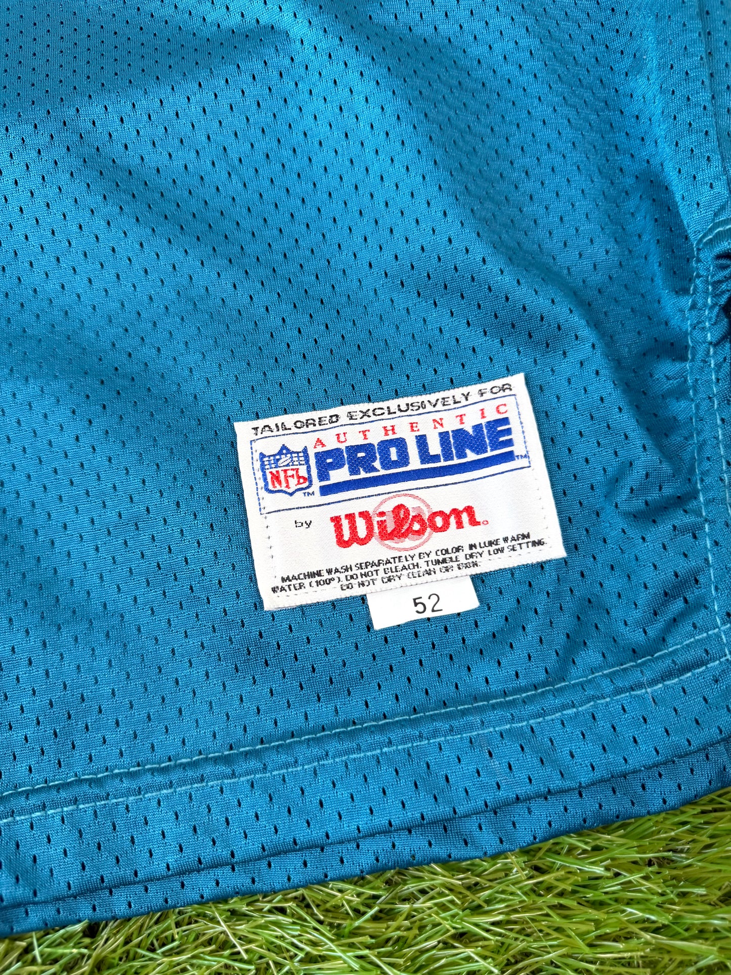 Jacksonville Jaguars Willie Jackson 1995 Autographed NFL Football Jersey (52/XXL)