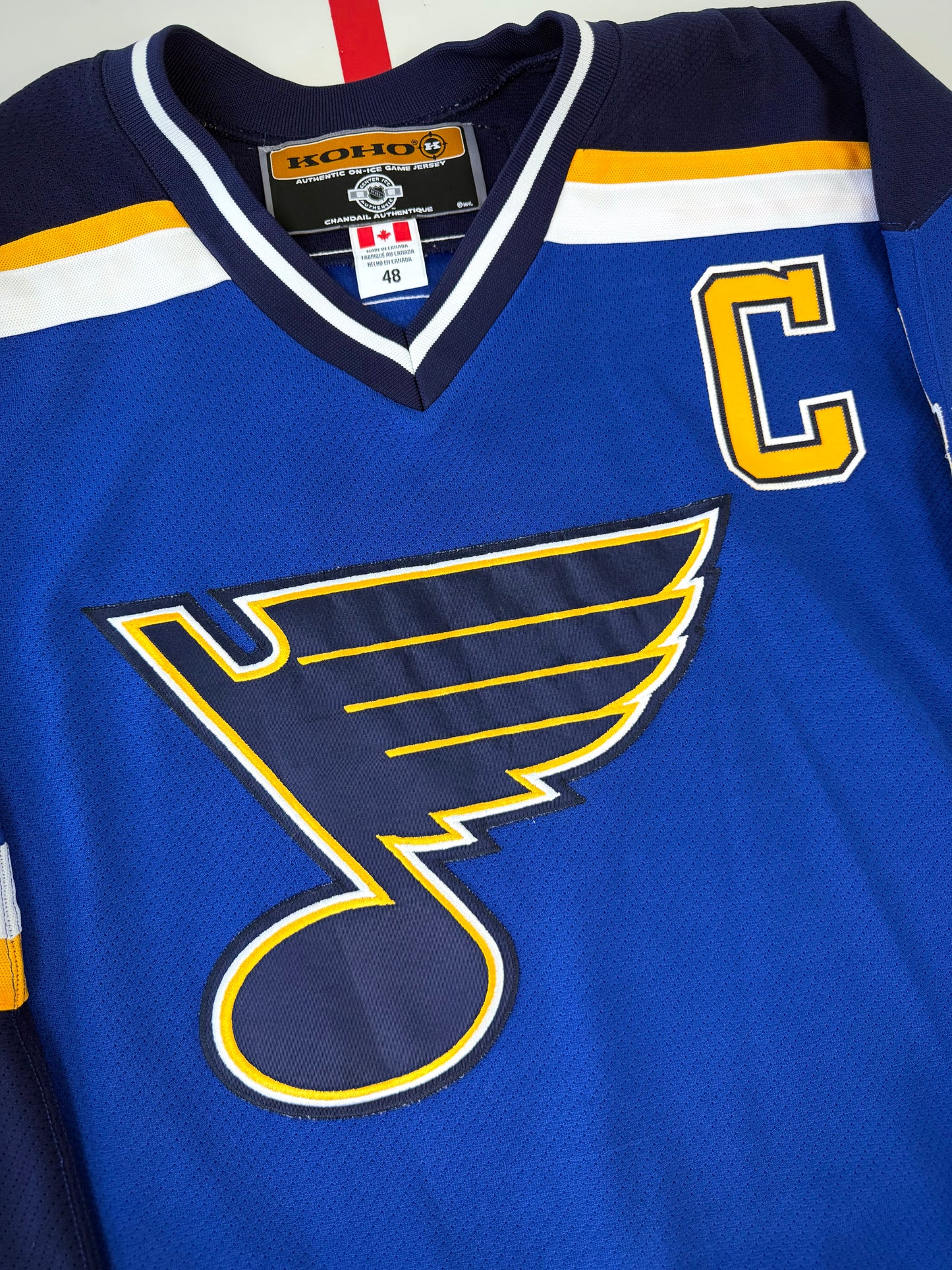 St. Louis Blues Chris Pronger 2000-2004 NHL Hockey Jersey (48/Large)