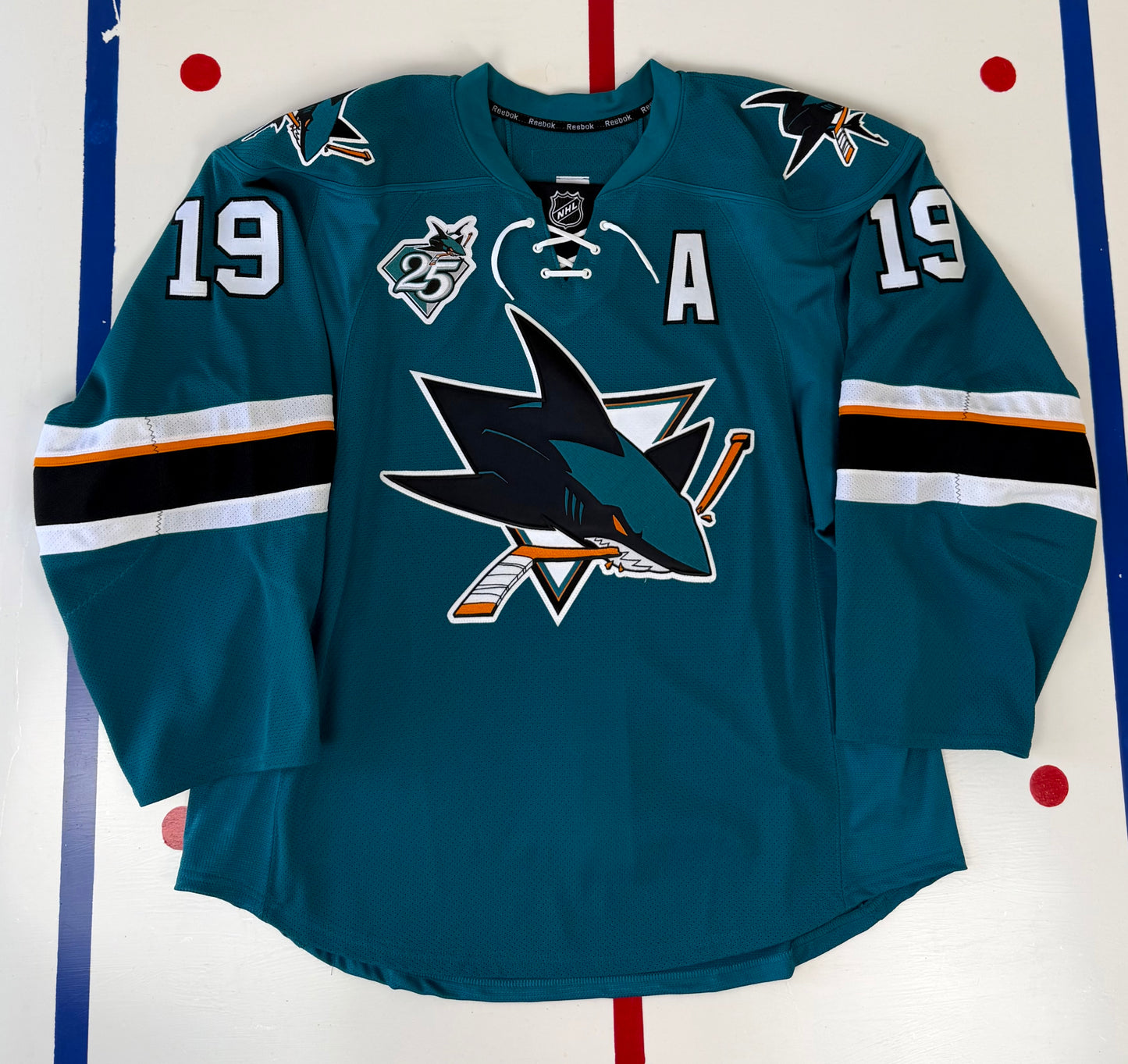 San Jose Sharks Joe Thornton 2015-2016 NHL Hockey Jersey (54/XL)