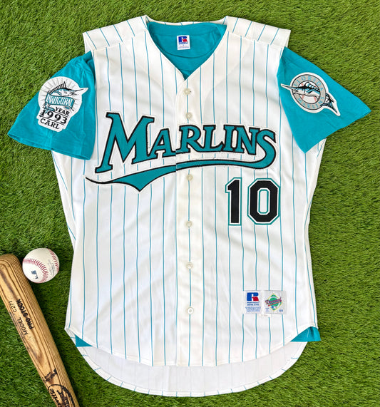 Florida Marlins Gary Sheffield 1993 MLB Baseball Vest Jersey and Undershirt (44/Large)