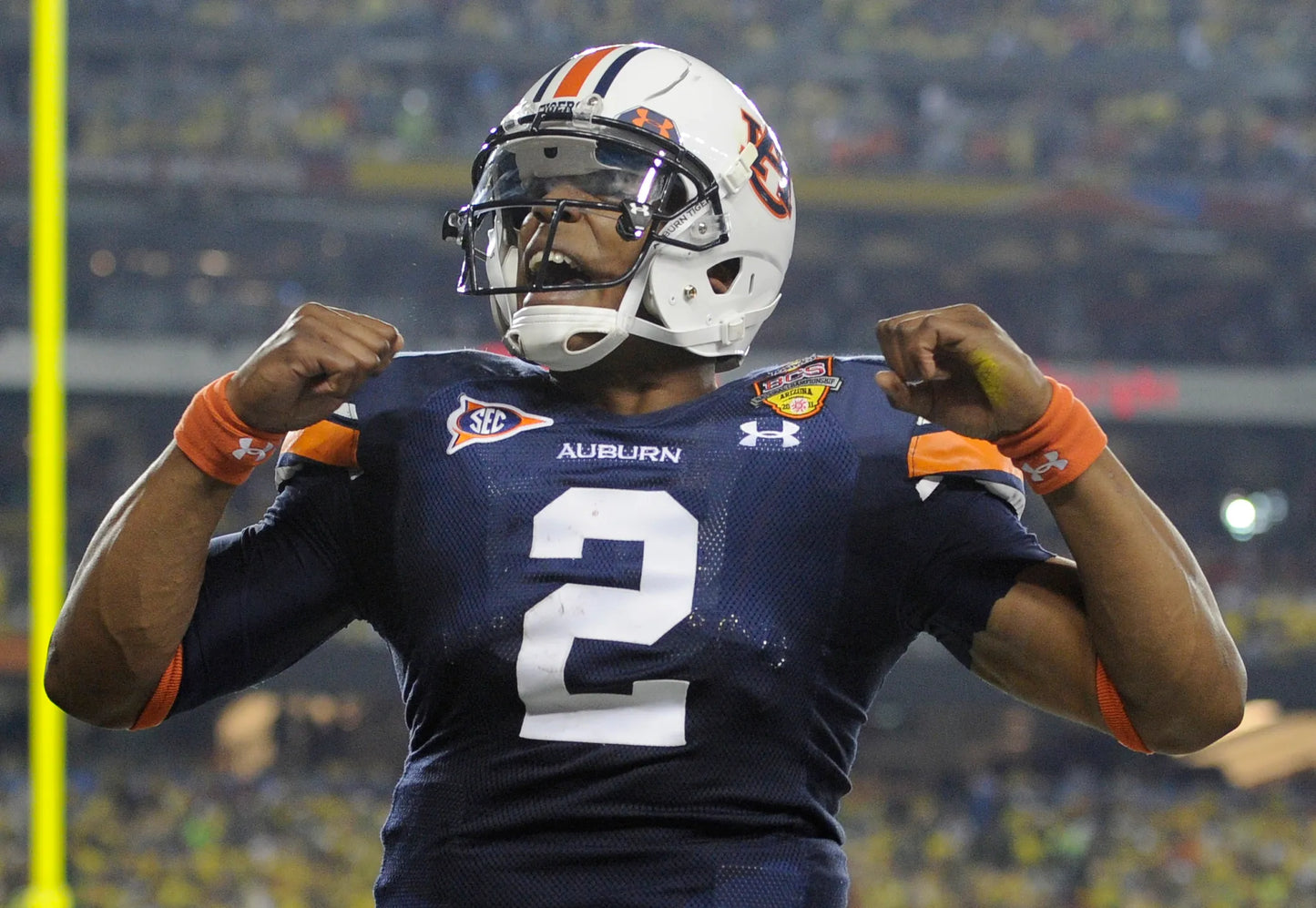 Auburn Tigers Cam Newton 2011 BCS National Championship College Football Jersey (42/Medium)