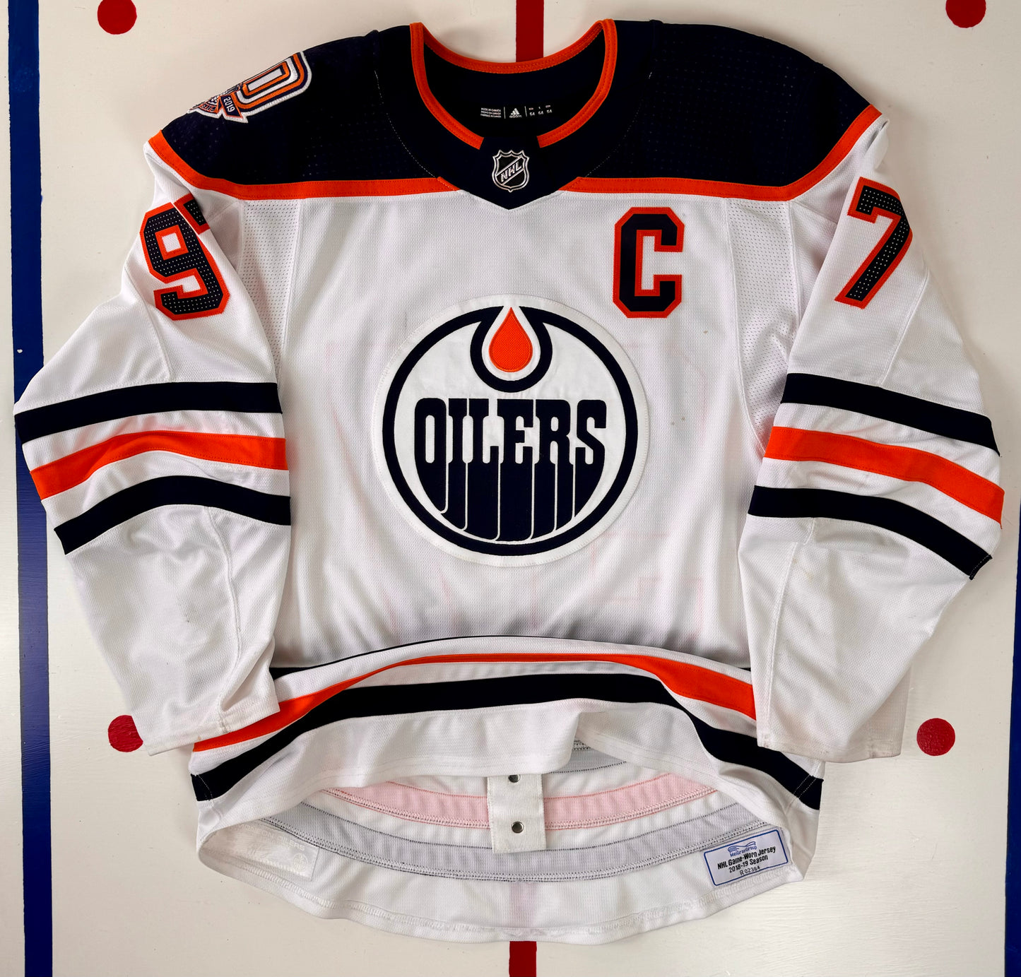 Edmonton Oilers Connor McDavid 2018-2019 NHL Hockey Jersey (54/XL)