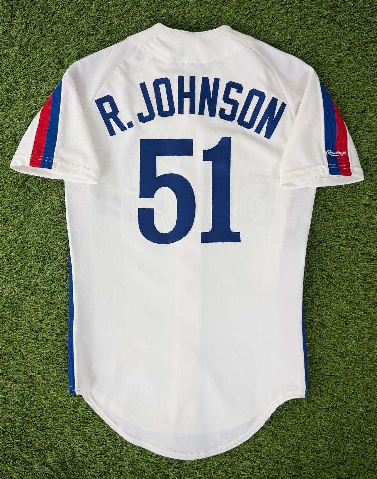 Montreal Expos Randy Johnson 1988-1989 MLB Baseball Jersey (42/Large)